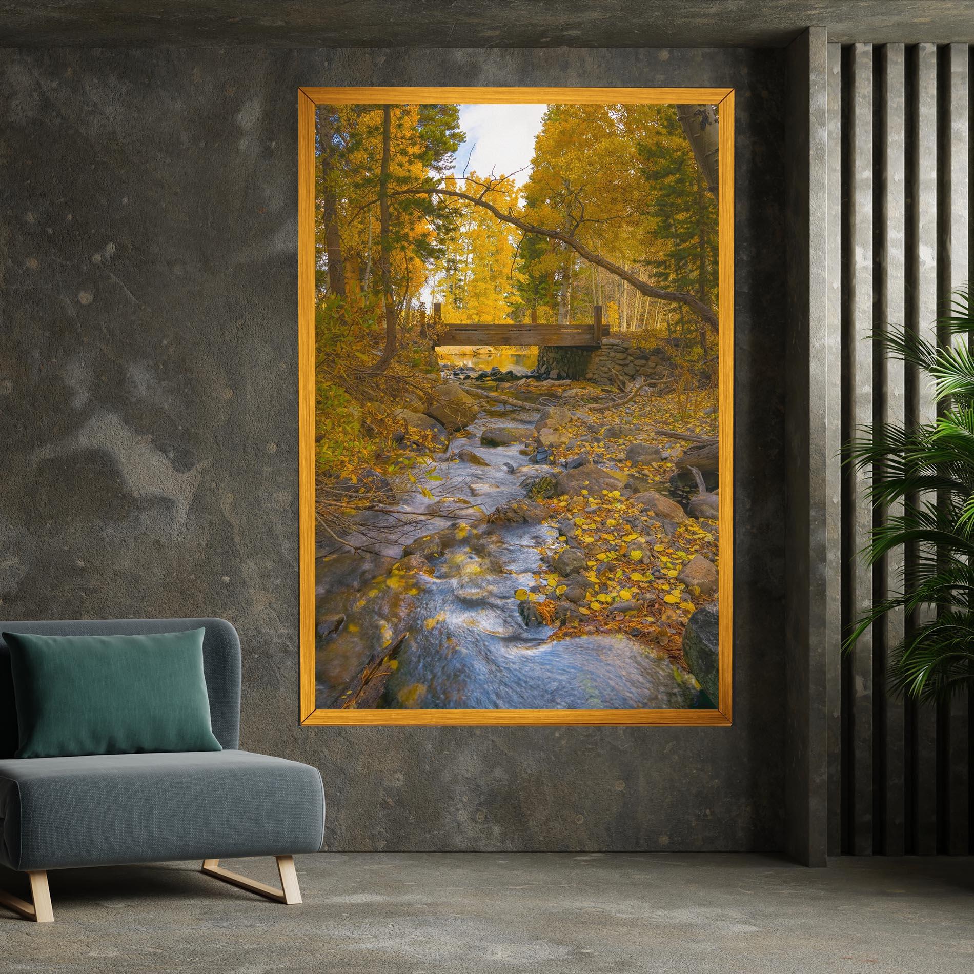 Tablou Canvas Yellow View Forest mockup 7
