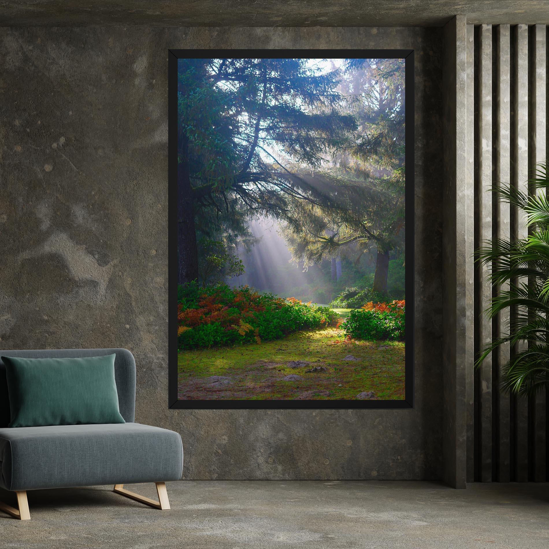 Tablou Canvas Forest Light mockup 7