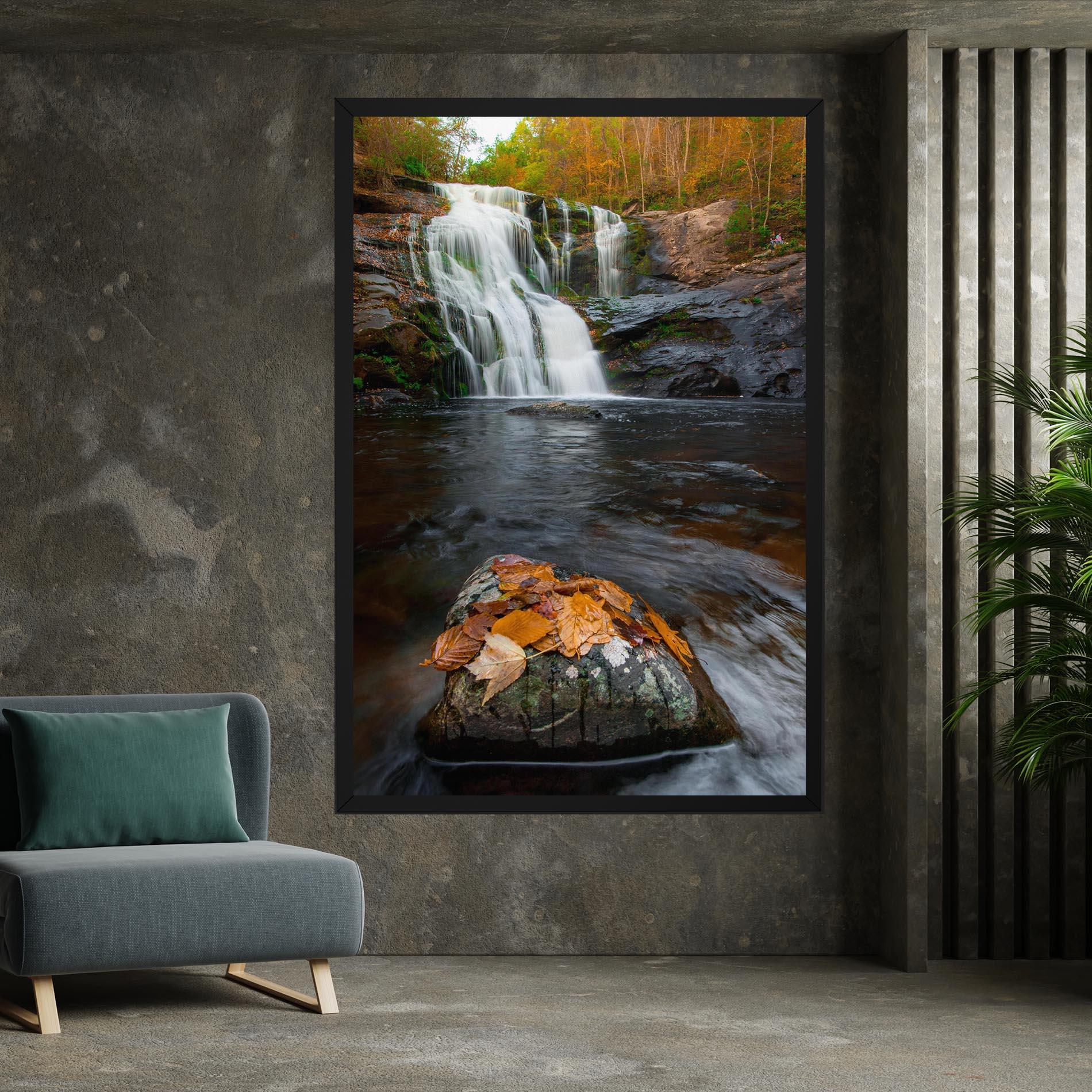 Tablou Canvas Forest Waterfall mockup 7