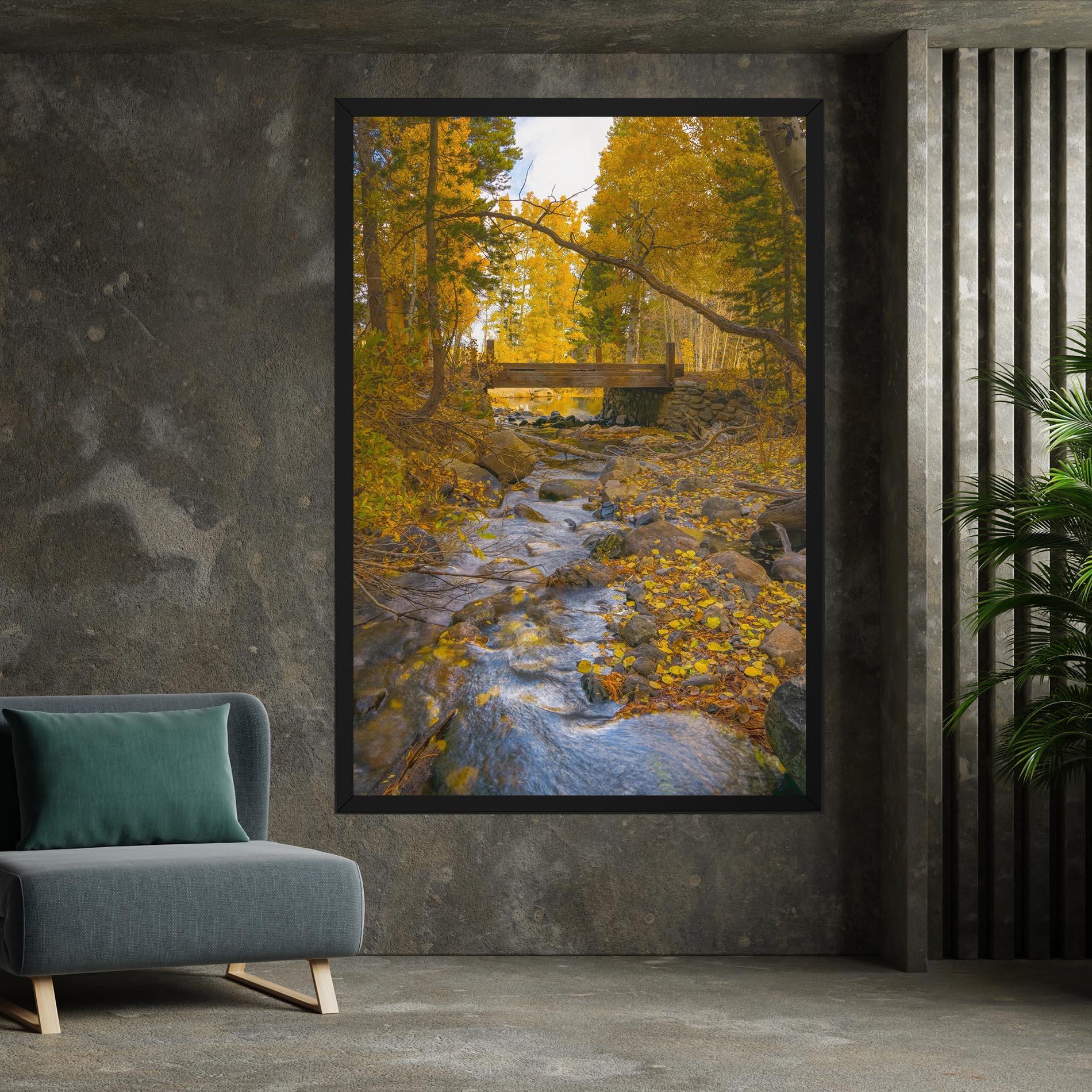 Tablou Canvas Yellow View Forest mockup 7