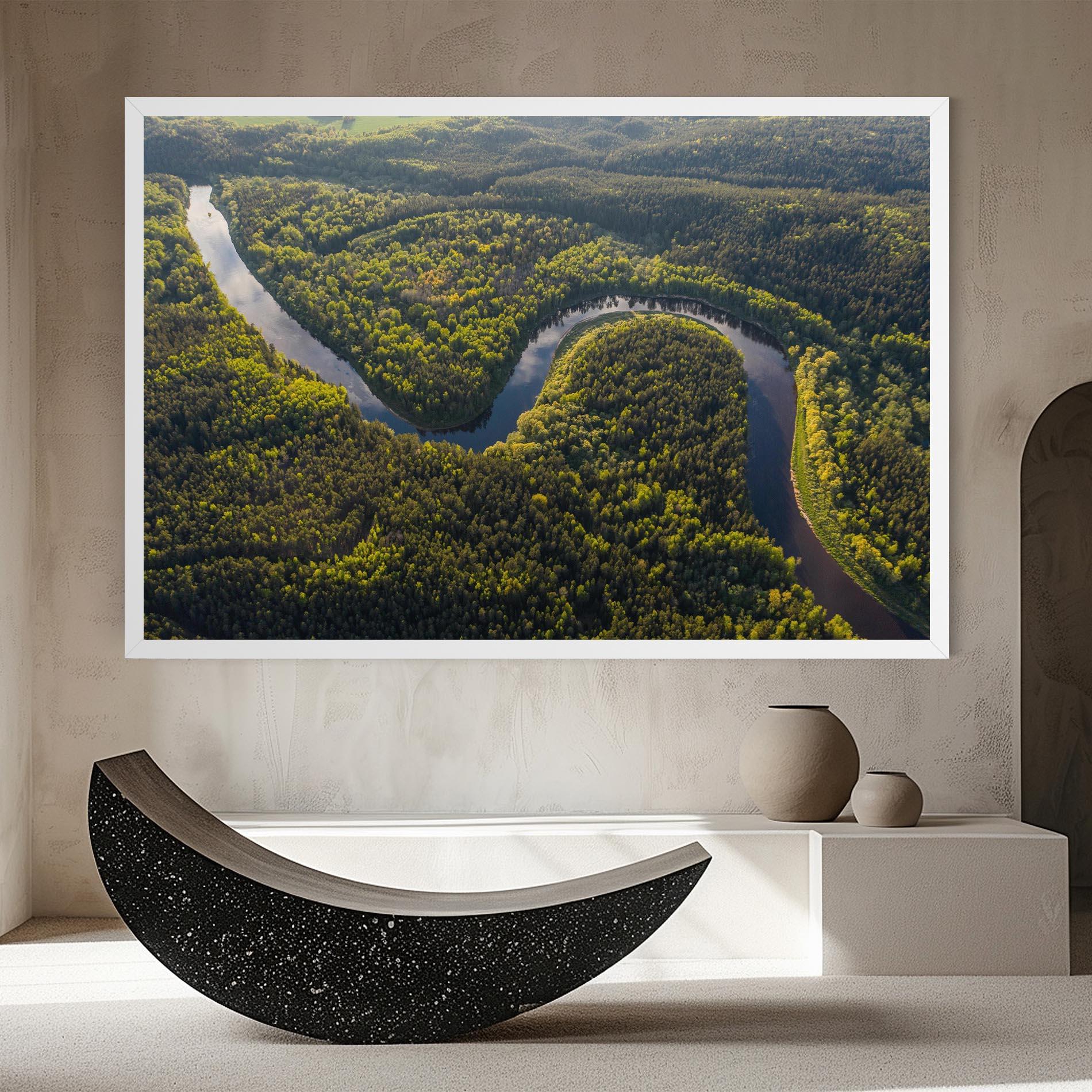 Tablou Canvas Amazing River View mockup 8