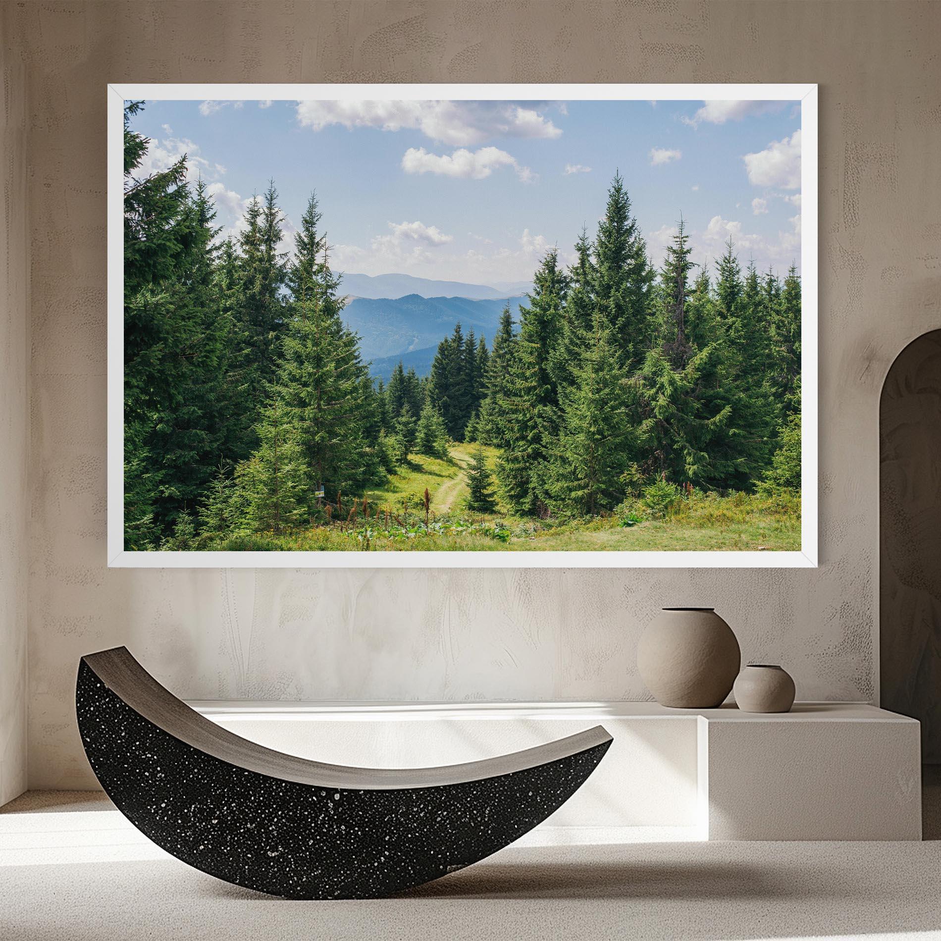 Tablou Canvas Carpathian Mountain mockup 8