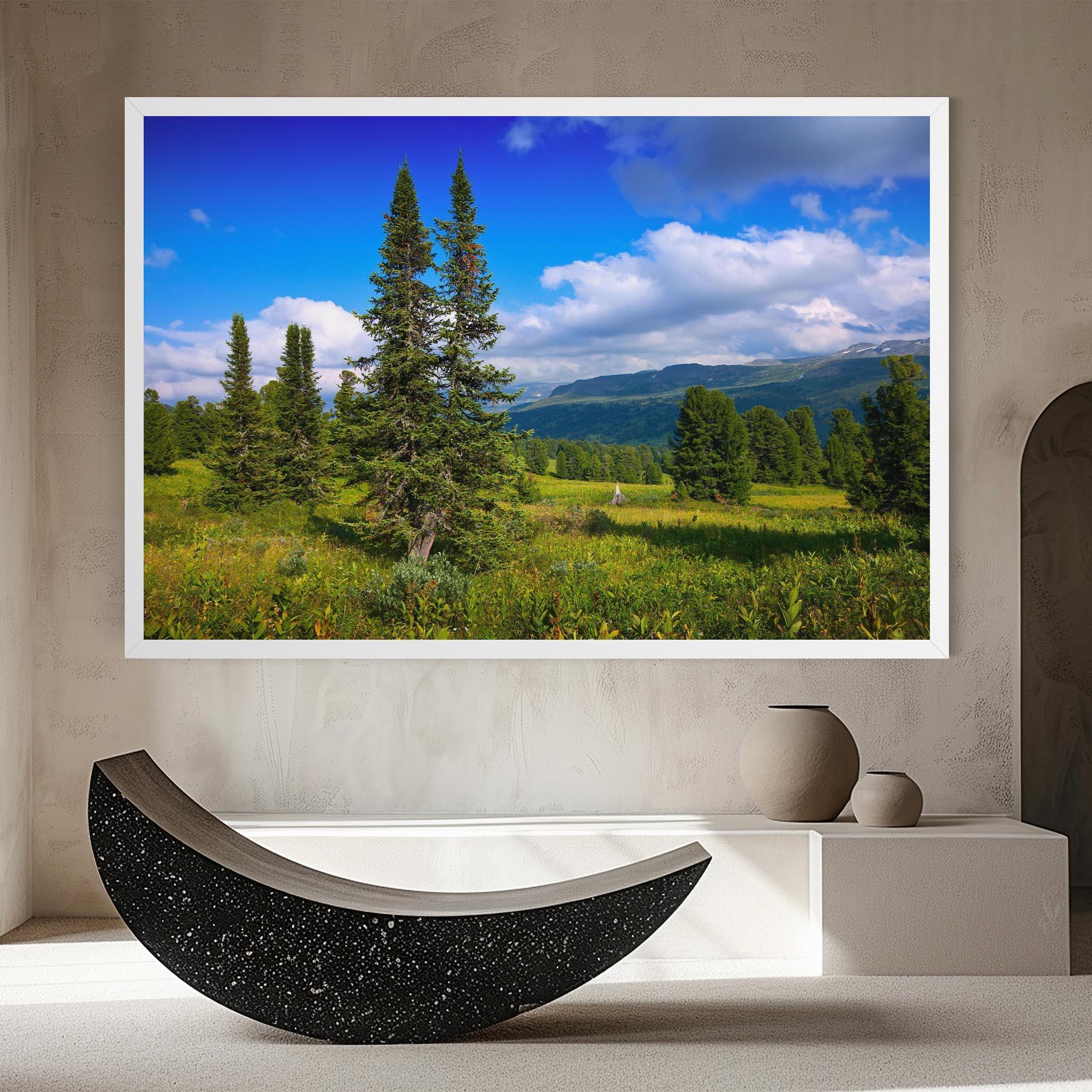 Tablou Canvas Morning Sunny Field mockup 8