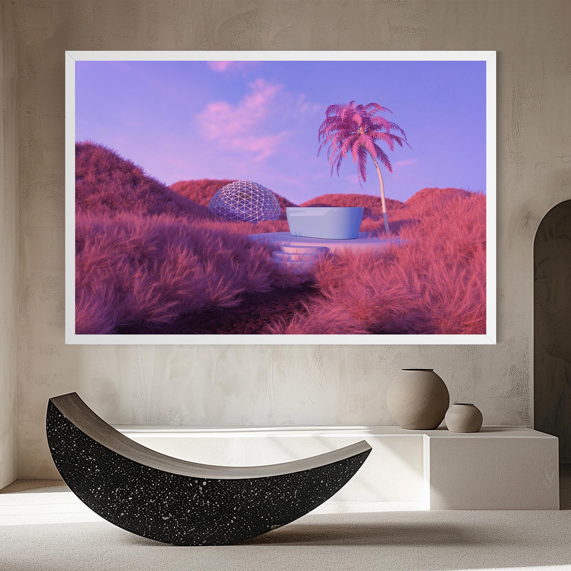 Tablou Canvas Pink World mockup 8