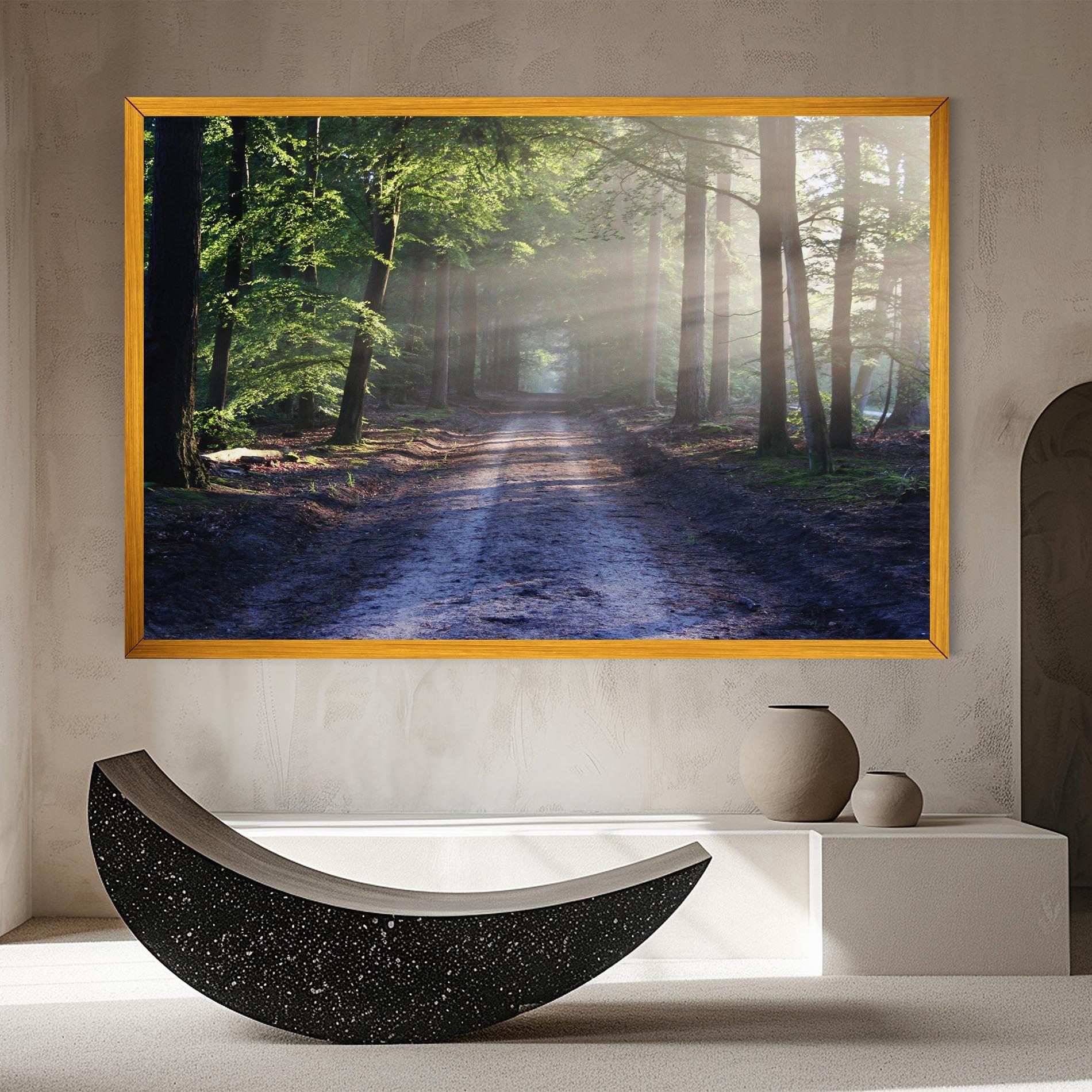 Tablou Canvas Forest Road mockup 8