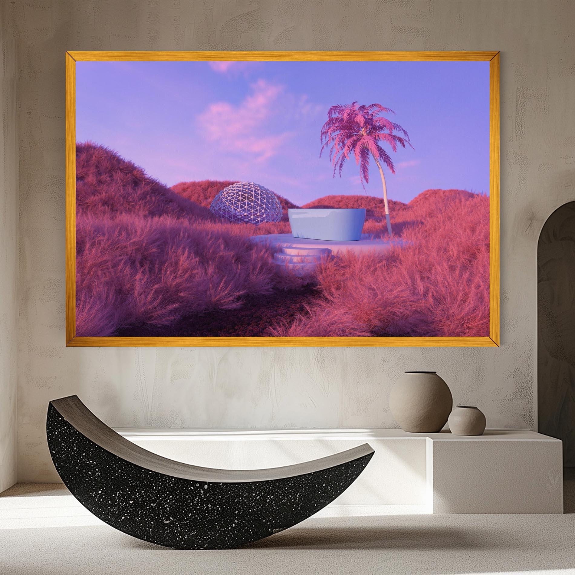 Tablou Canvas Pink World mockup 8