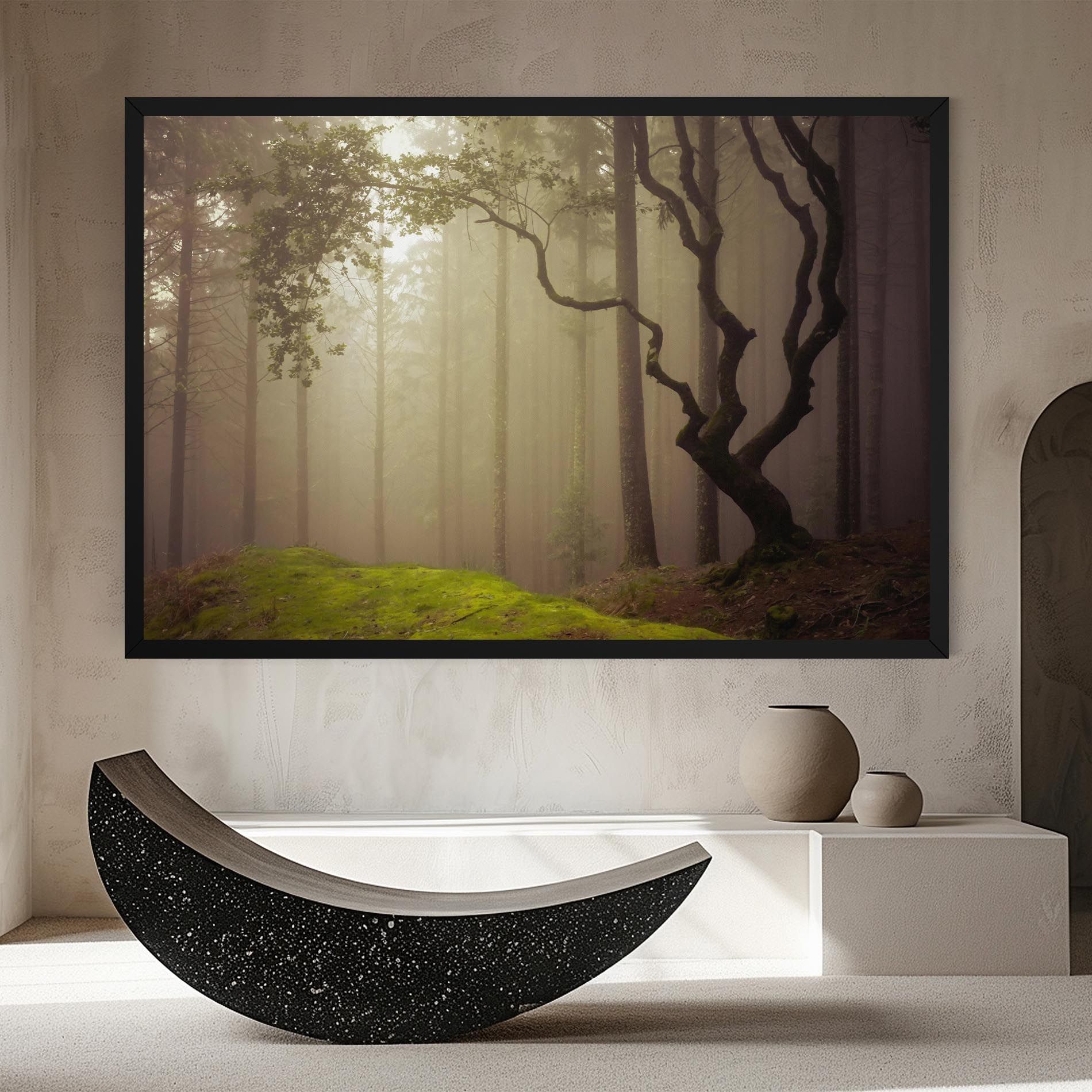 Foggy Tree Art mockup 8