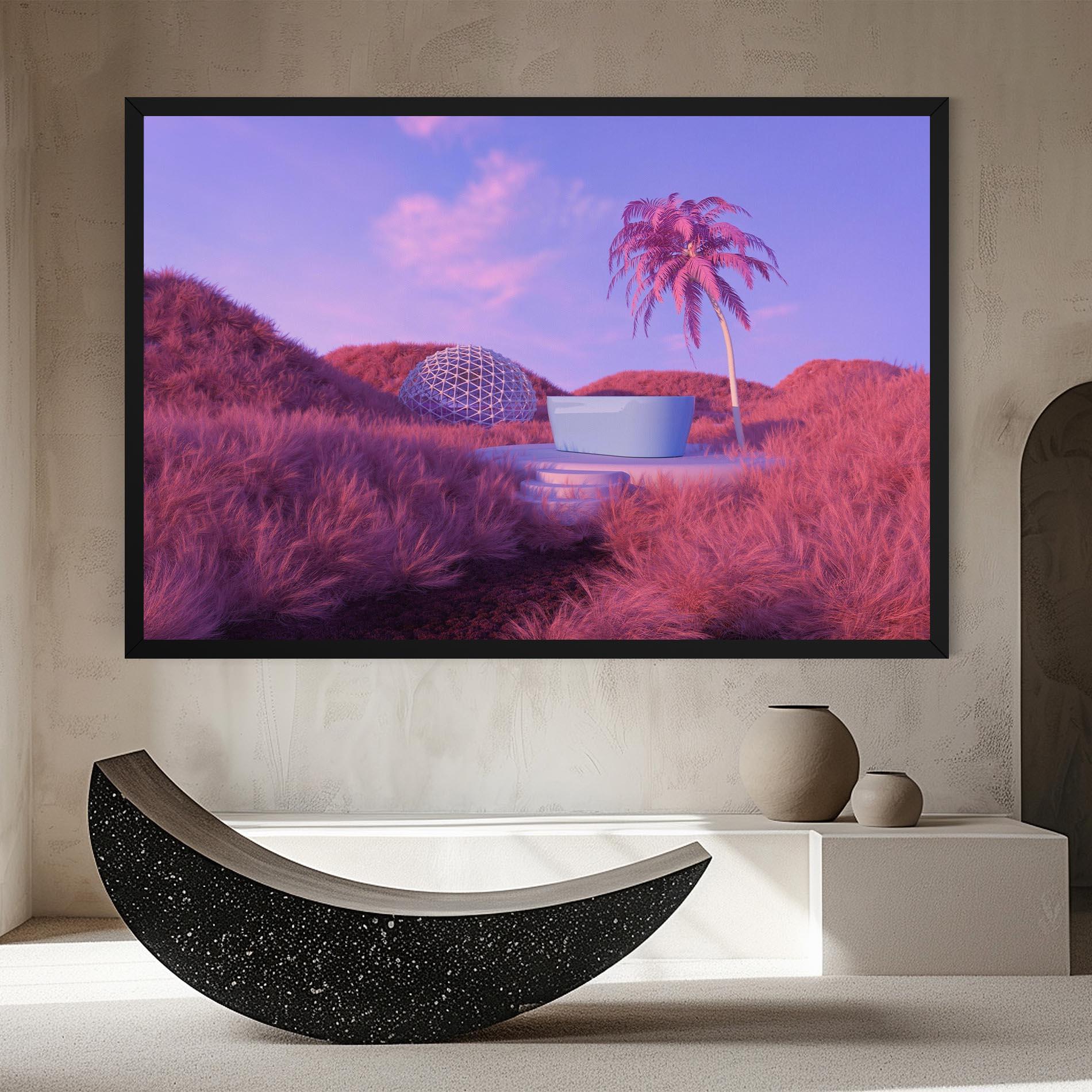 Tablou Canvas Pink World mockup 8