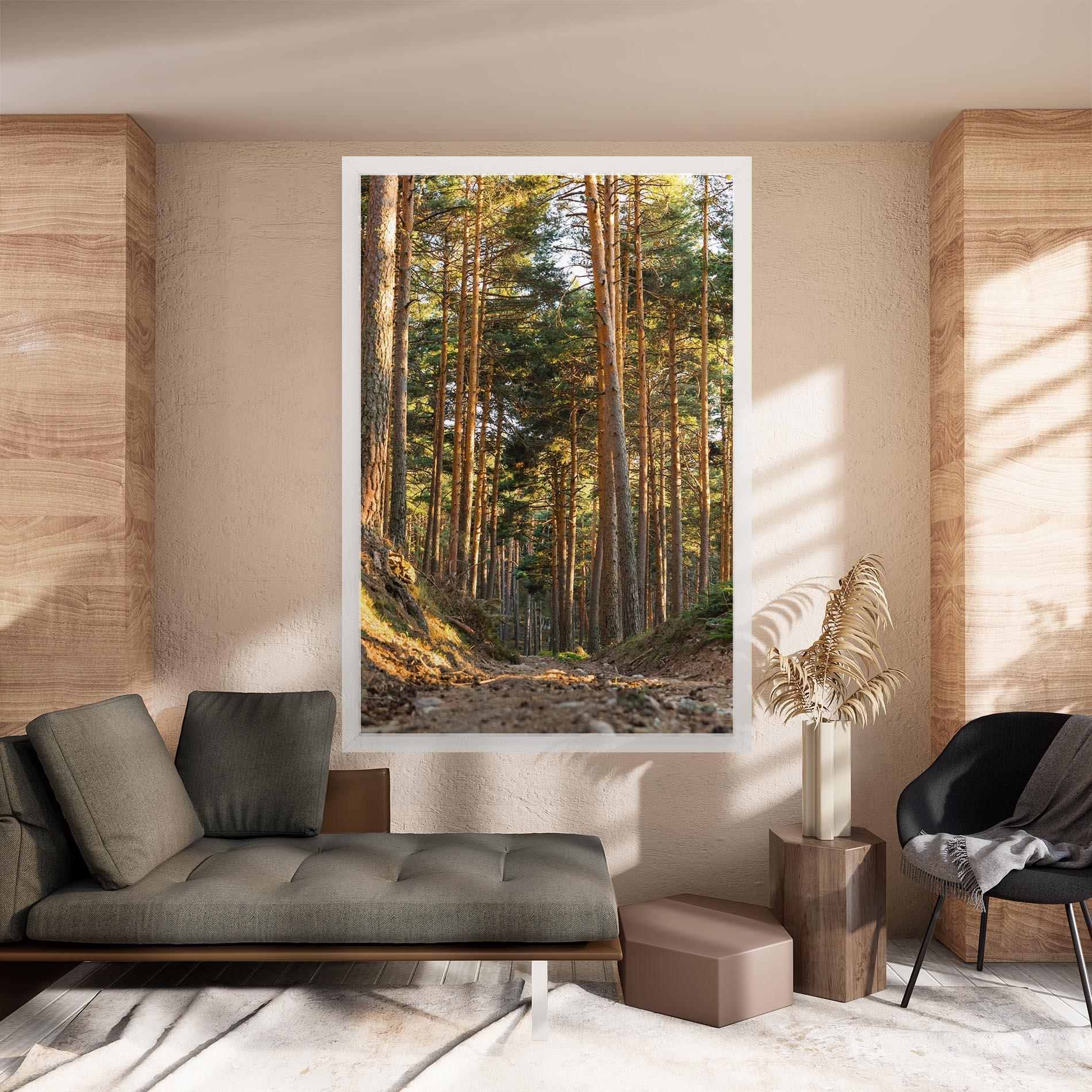 Tablou Canvas Big Trees Forest mockup 8