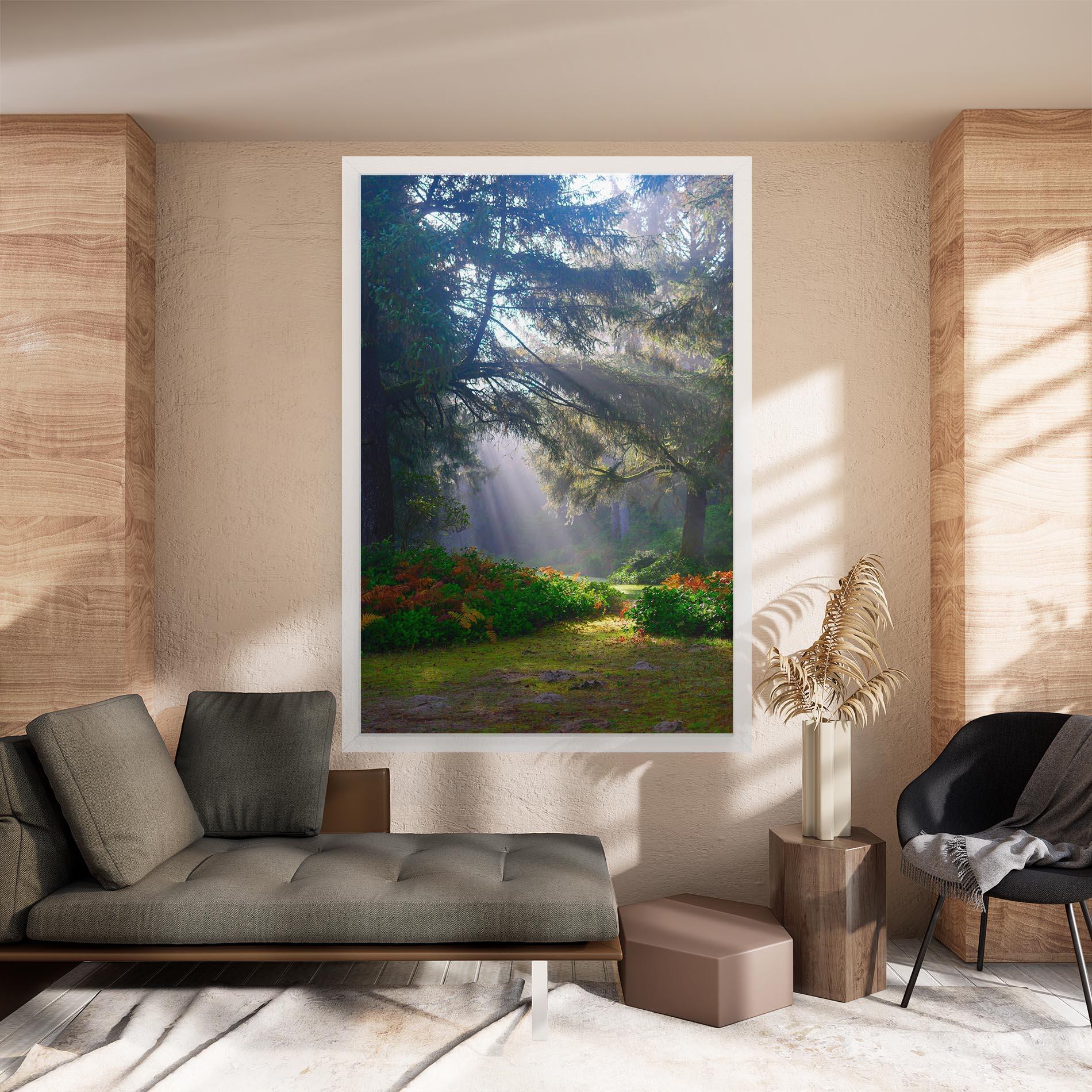 Tablou Canvas Forest Light mockup 8