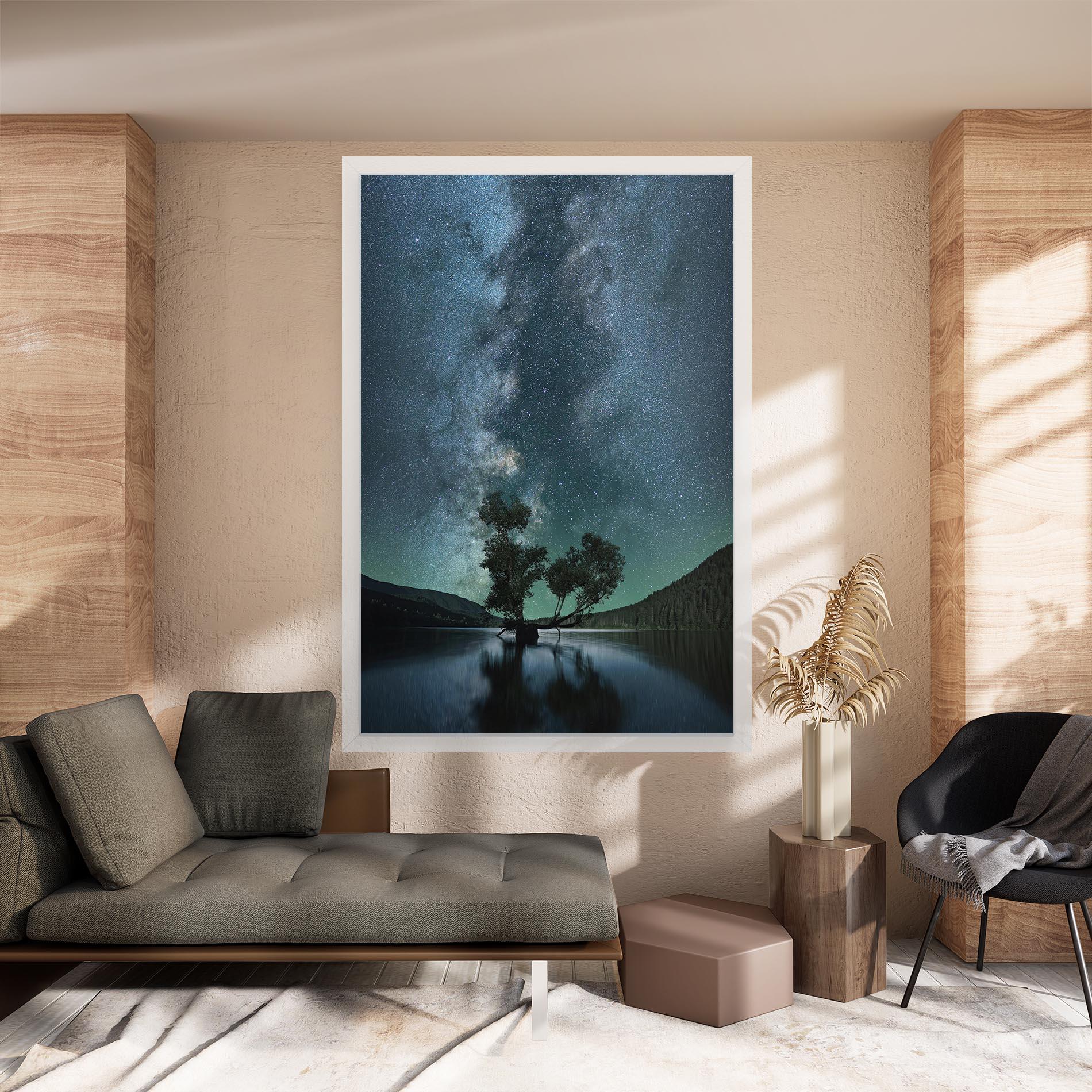 Tablou Canvas Lake Stars mockup 8