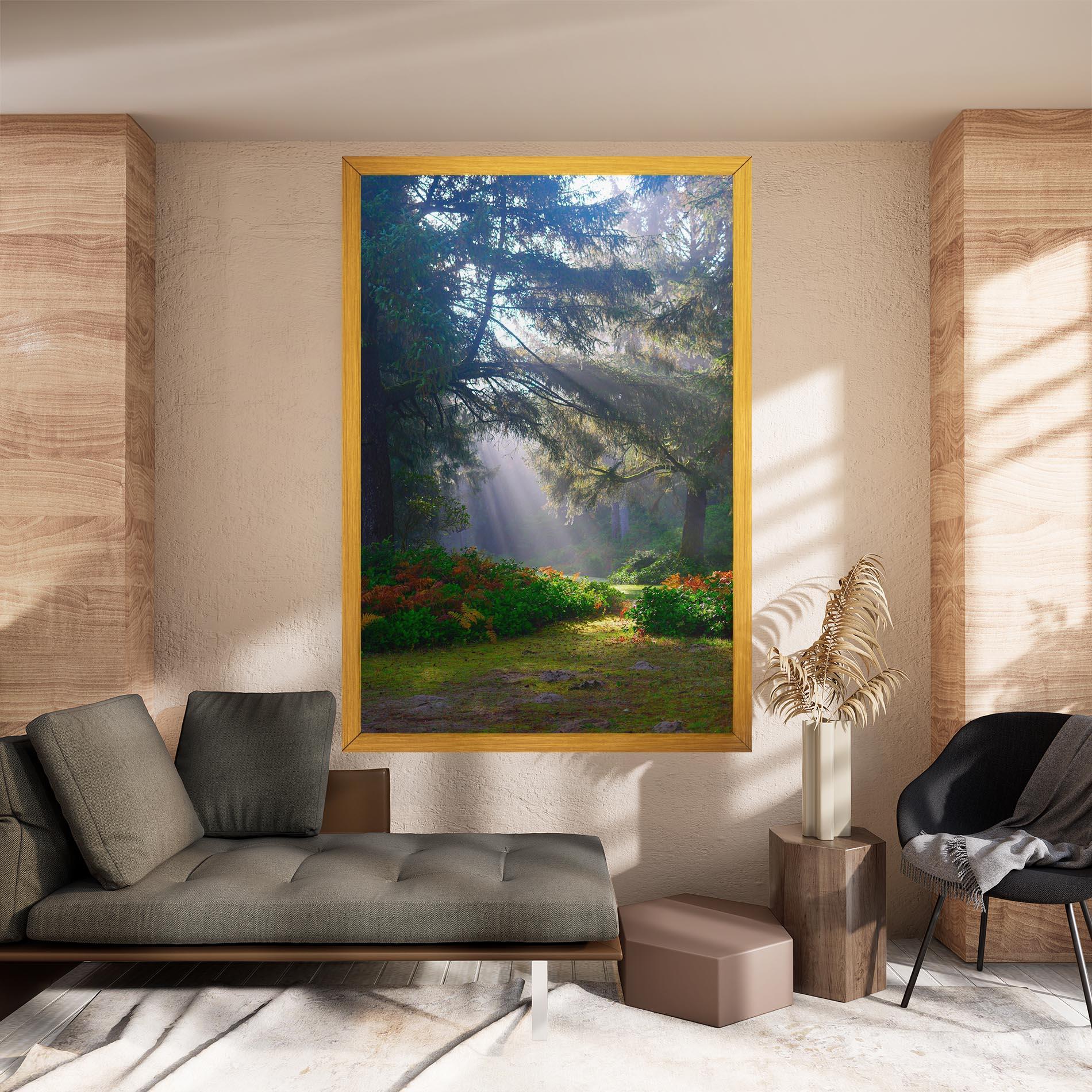 Tablou Canvas Forest Light mockup 8