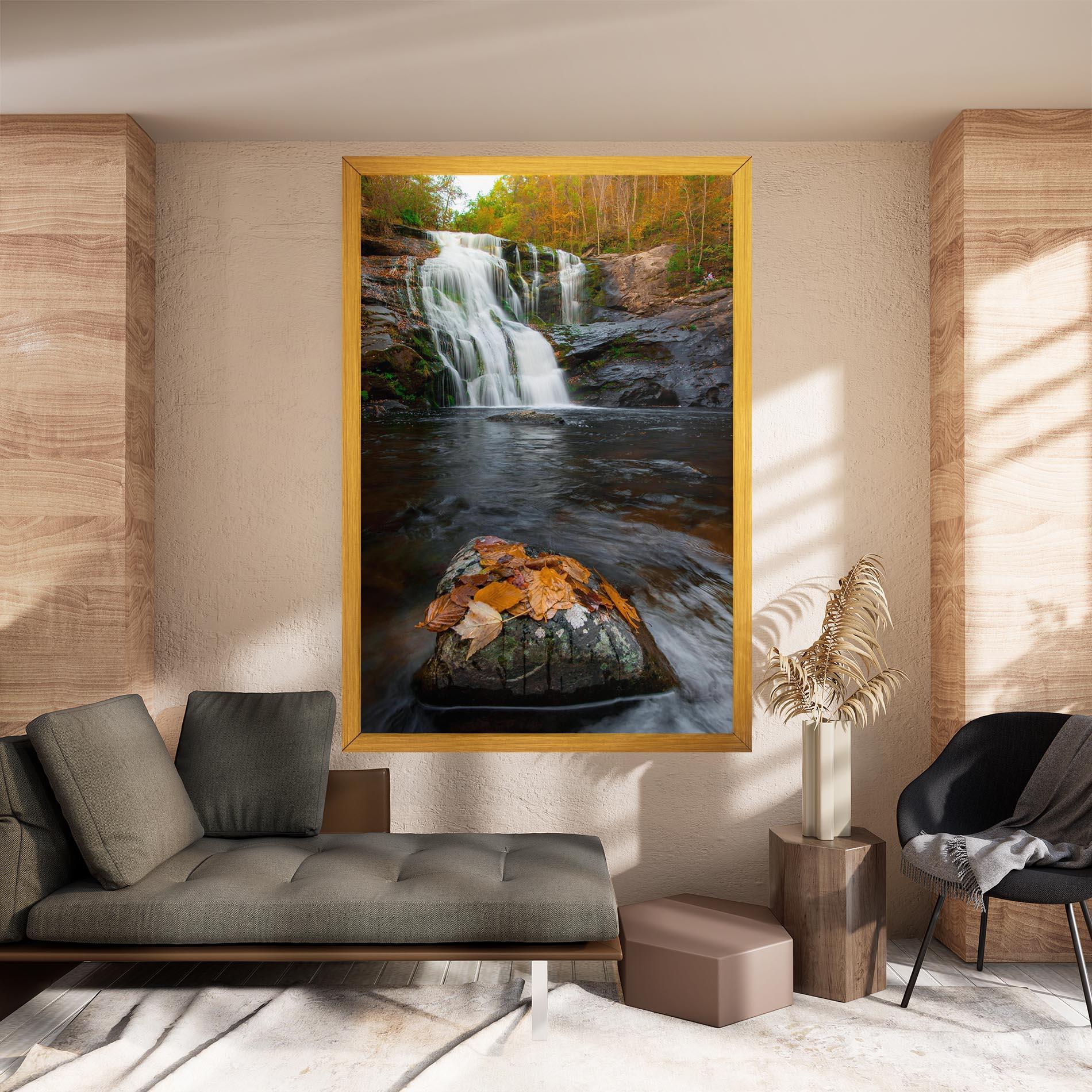 Tablou Canvas Forest Waterfall mockup 8