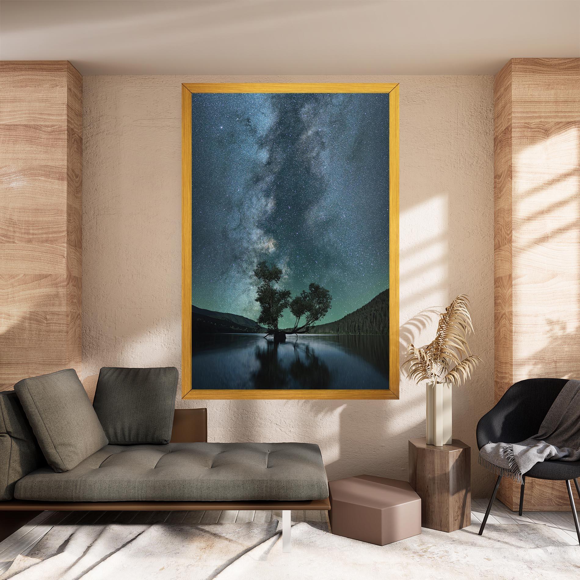 Tablou Canvas Lake Stars mockup 8