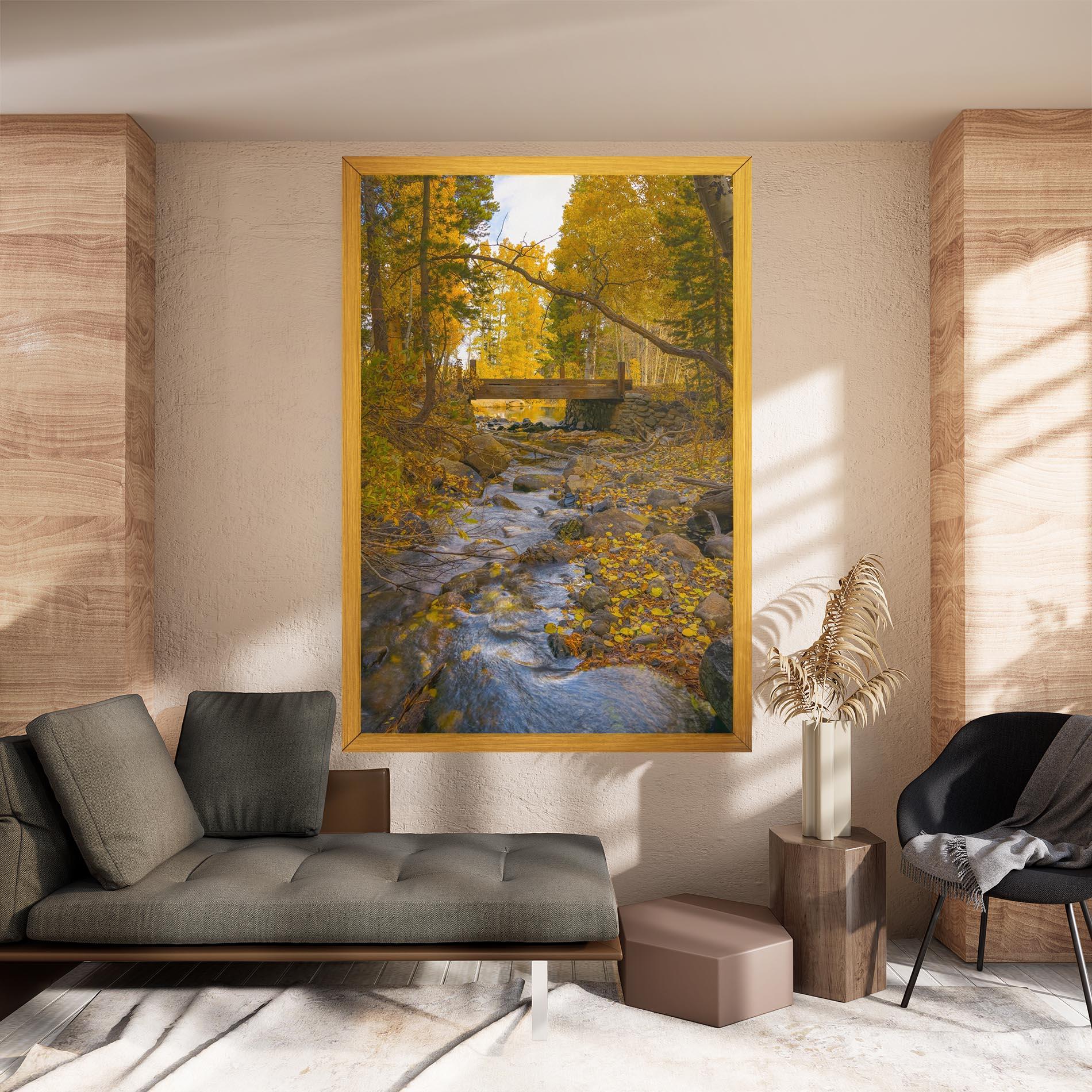 Tablou Canvas Yellow View Forest mockup 8