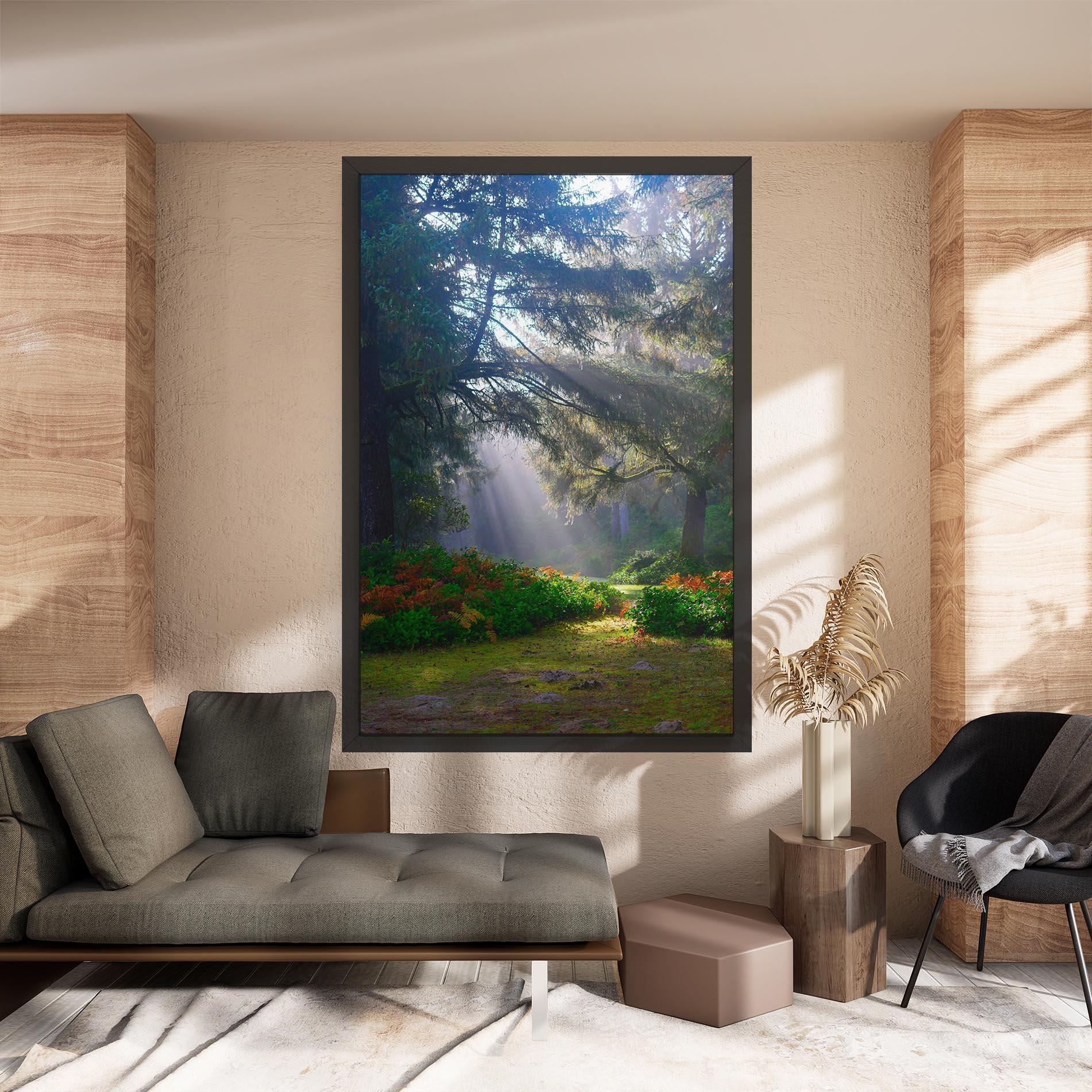 Tablou Canvas Forest Light mockup 8