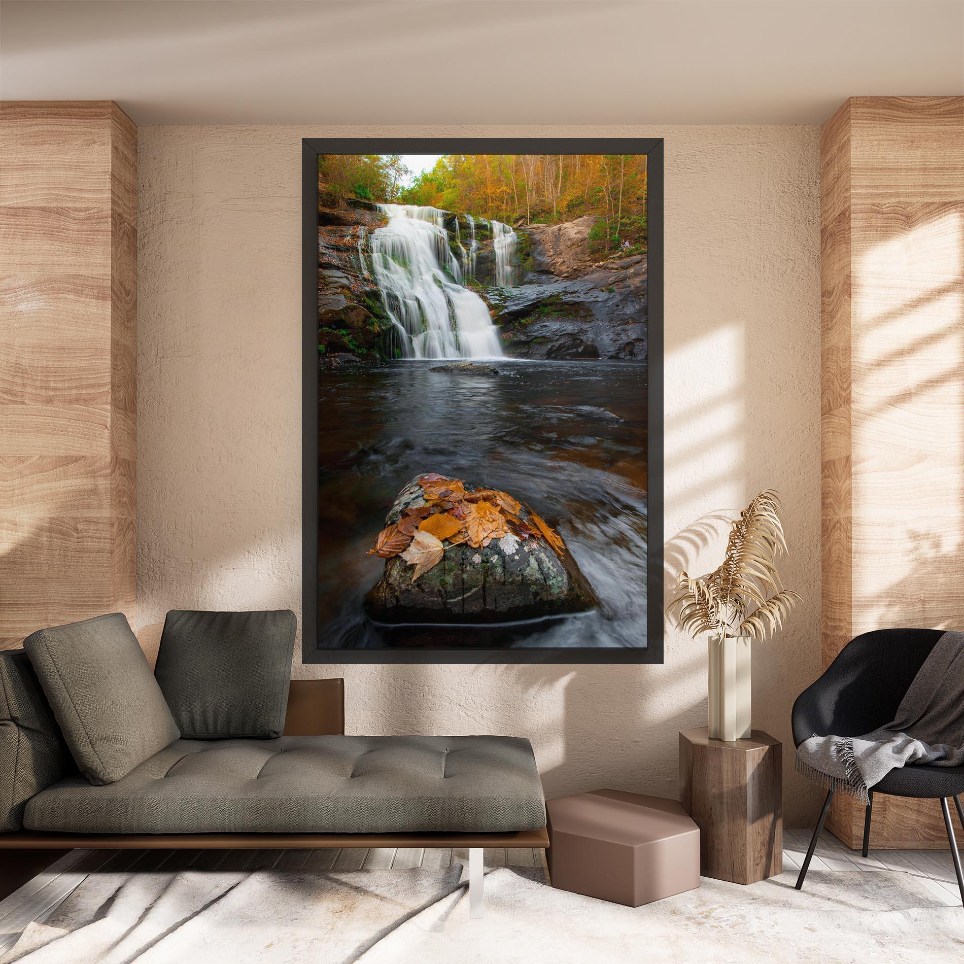 Tablou Canvas Forest Waterfall mockup 8