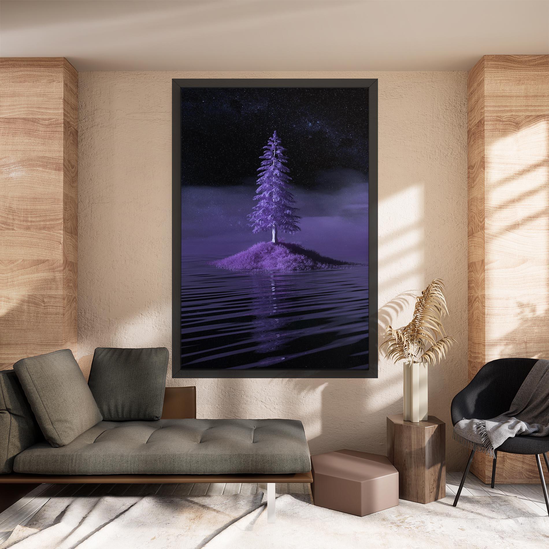 Tablou Canvas Magenta Landscape mockup 8