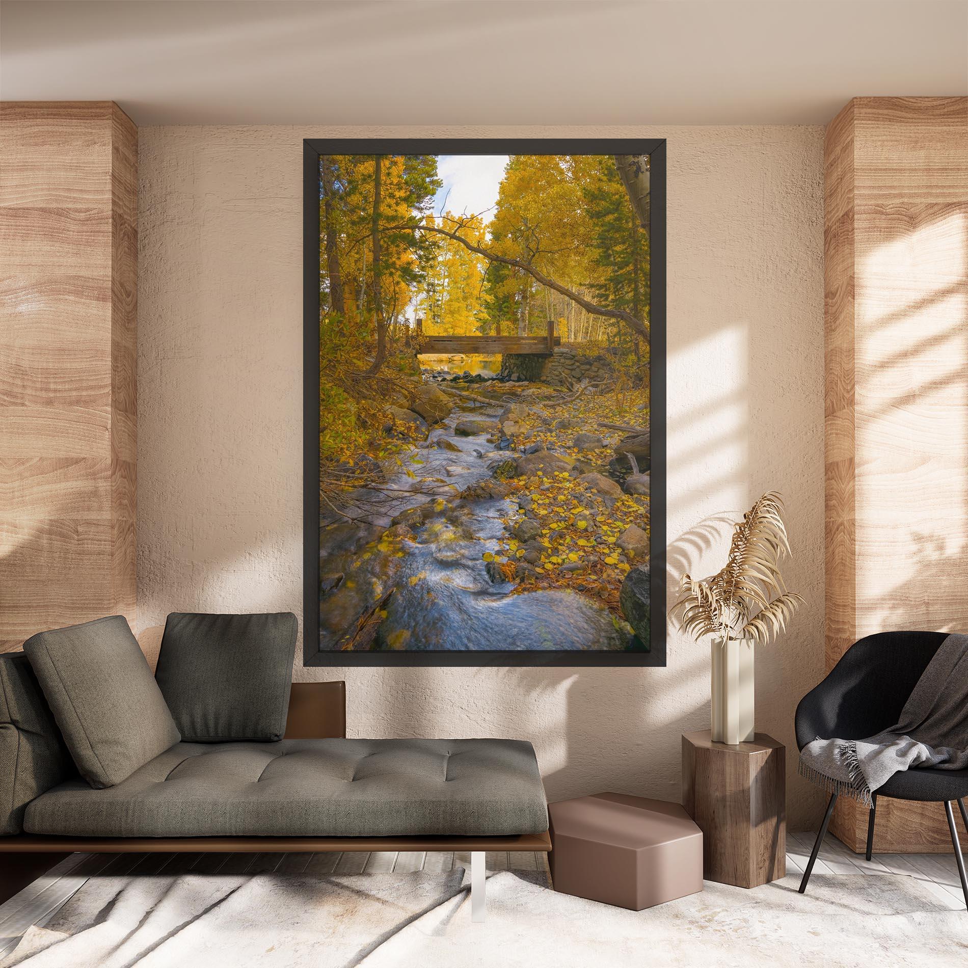 Tablou Canvas Yellow View Forest mockup 8