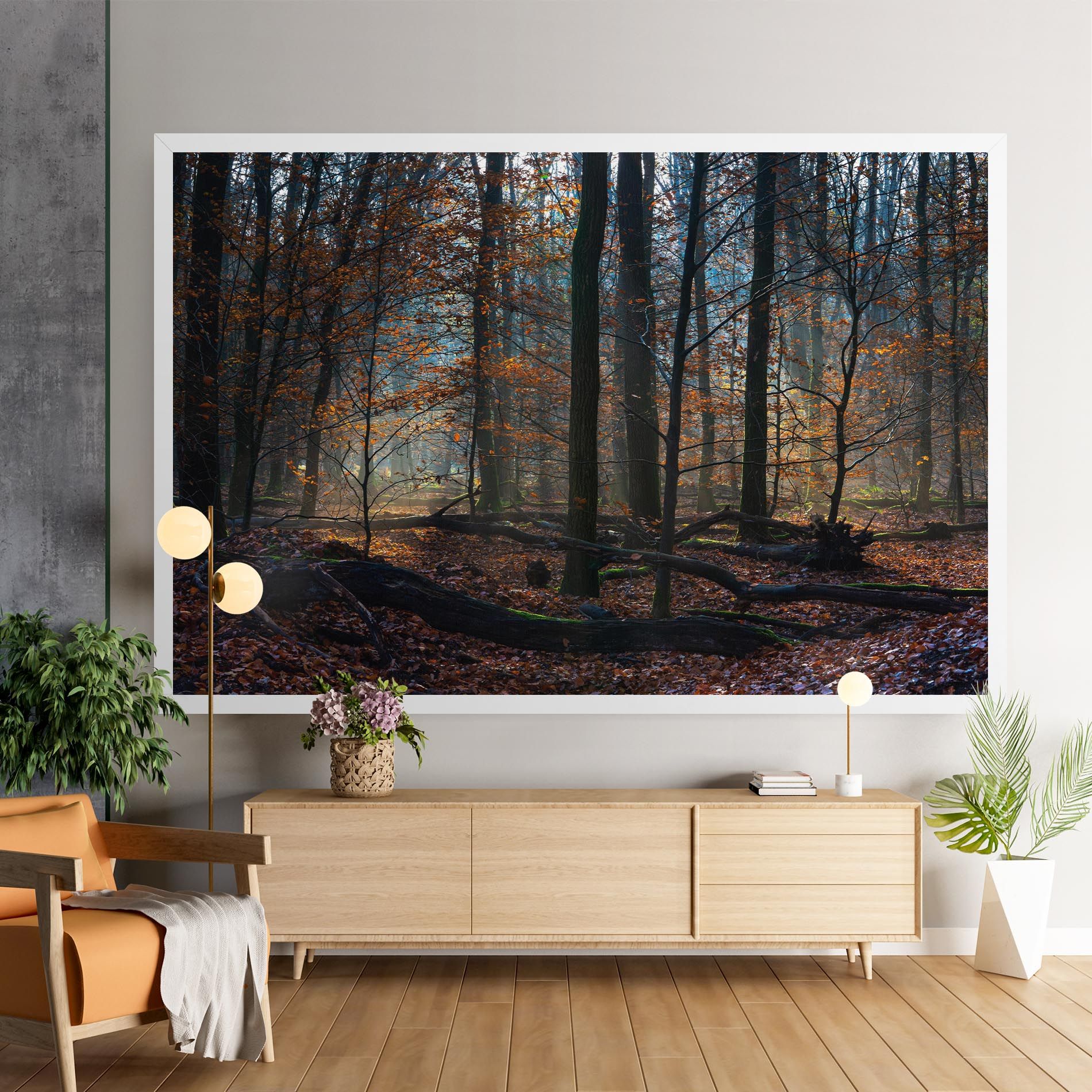 Forest Autumn Day mockup 9
