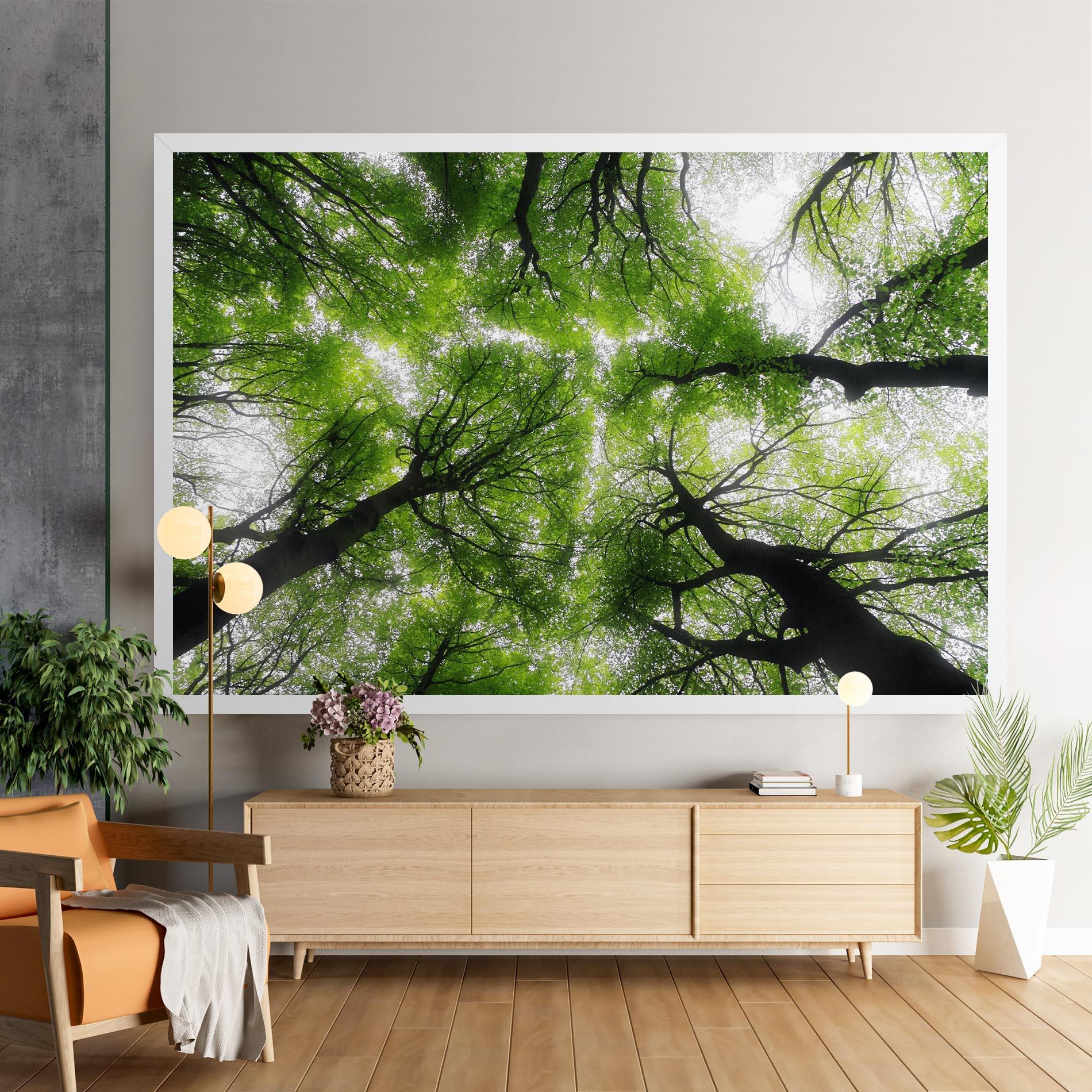Tablou Canvas Forest Green Tree mockup 9