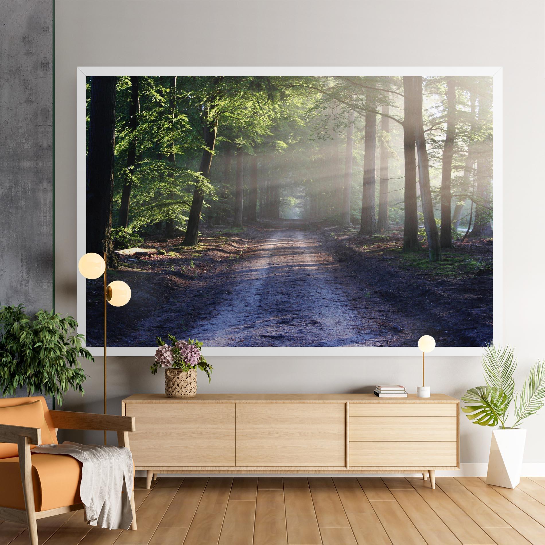 Tablou Canvas Forest Road mockup 9