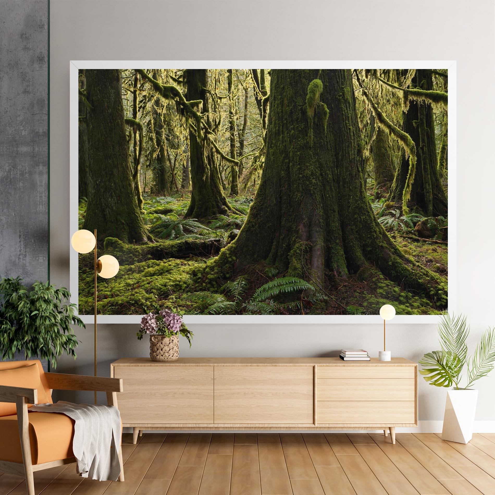 Tablou Canvas Green Moss Forest mockup 9