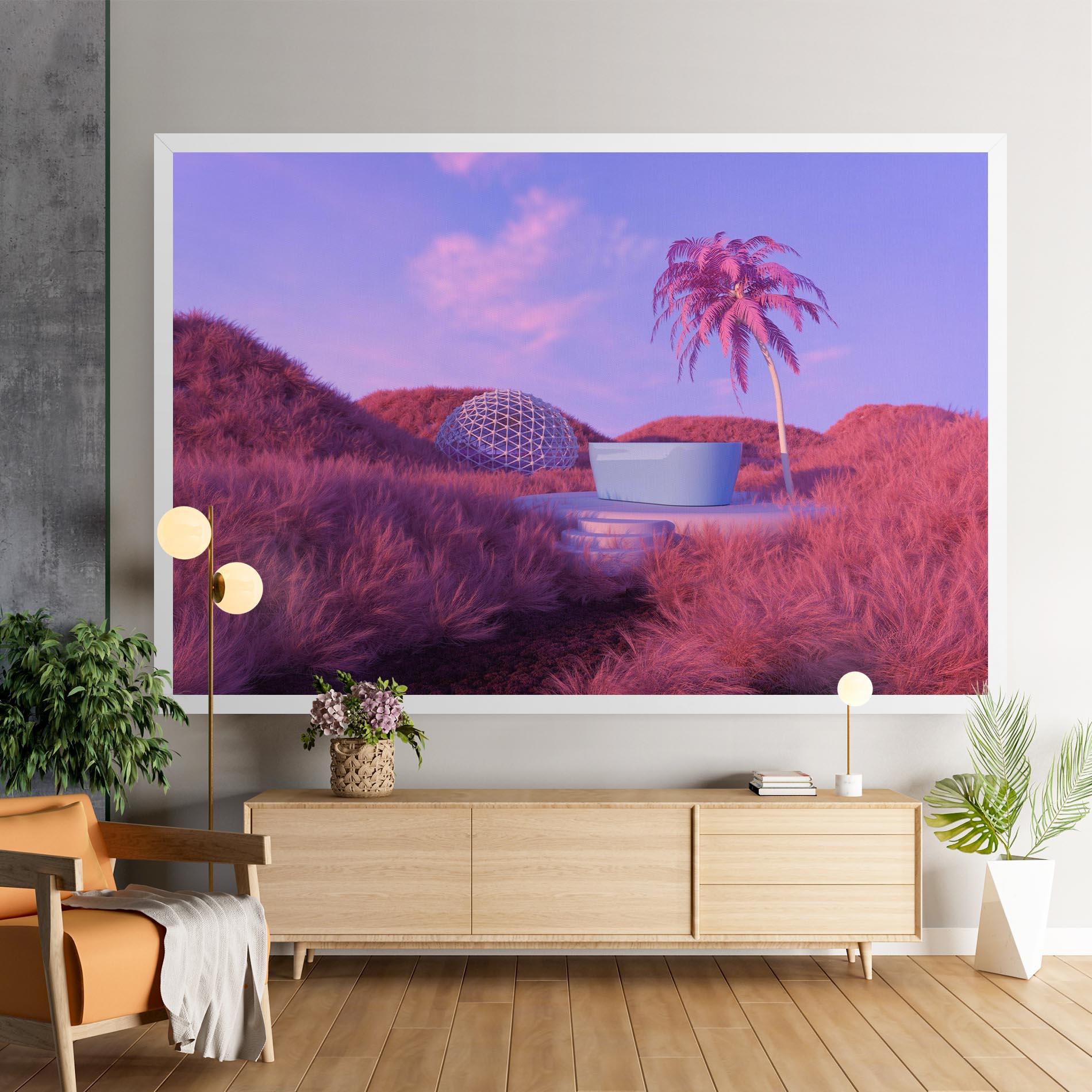 Tablou Canvas Pink World mockup 9