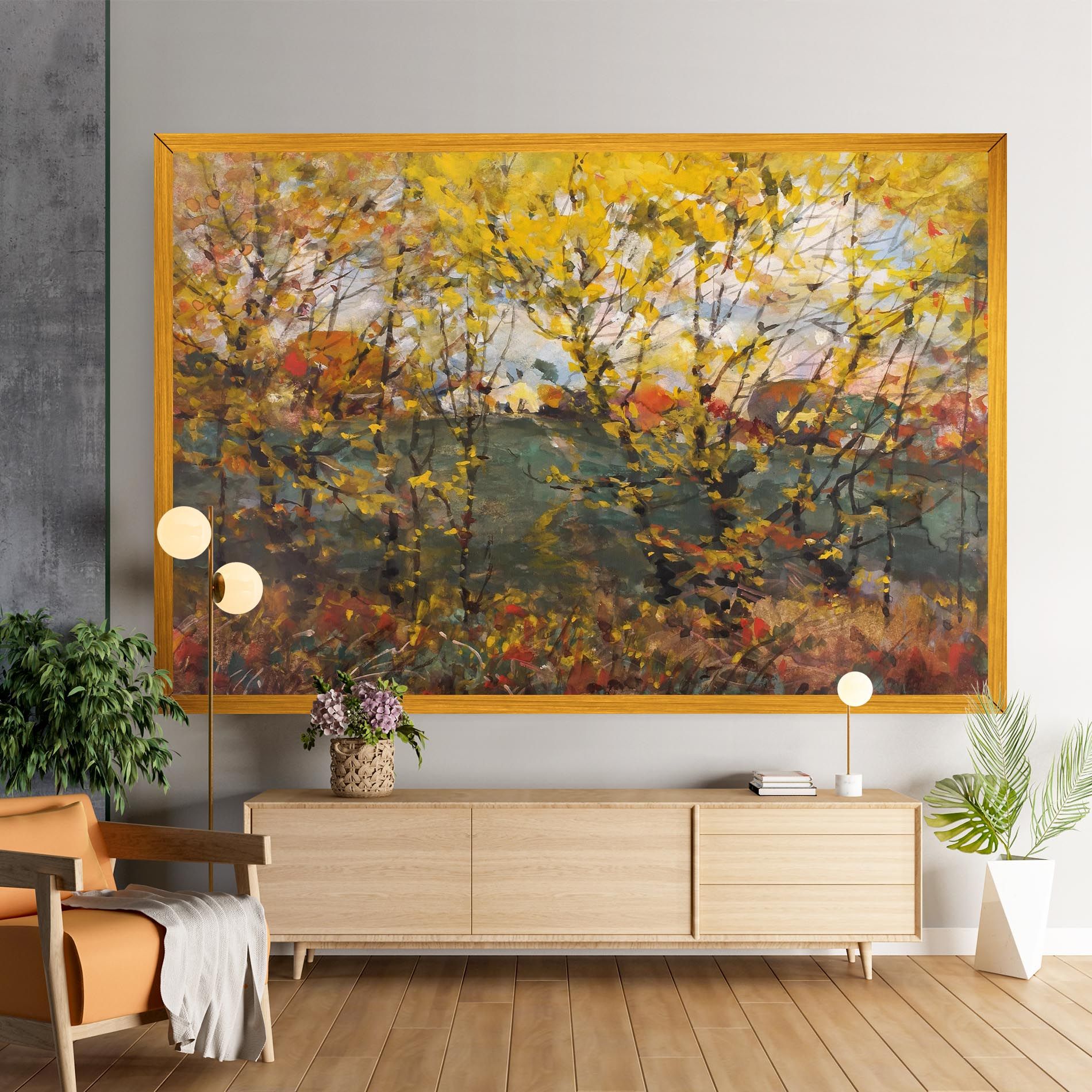 Autumn Painting Tree mockup 9