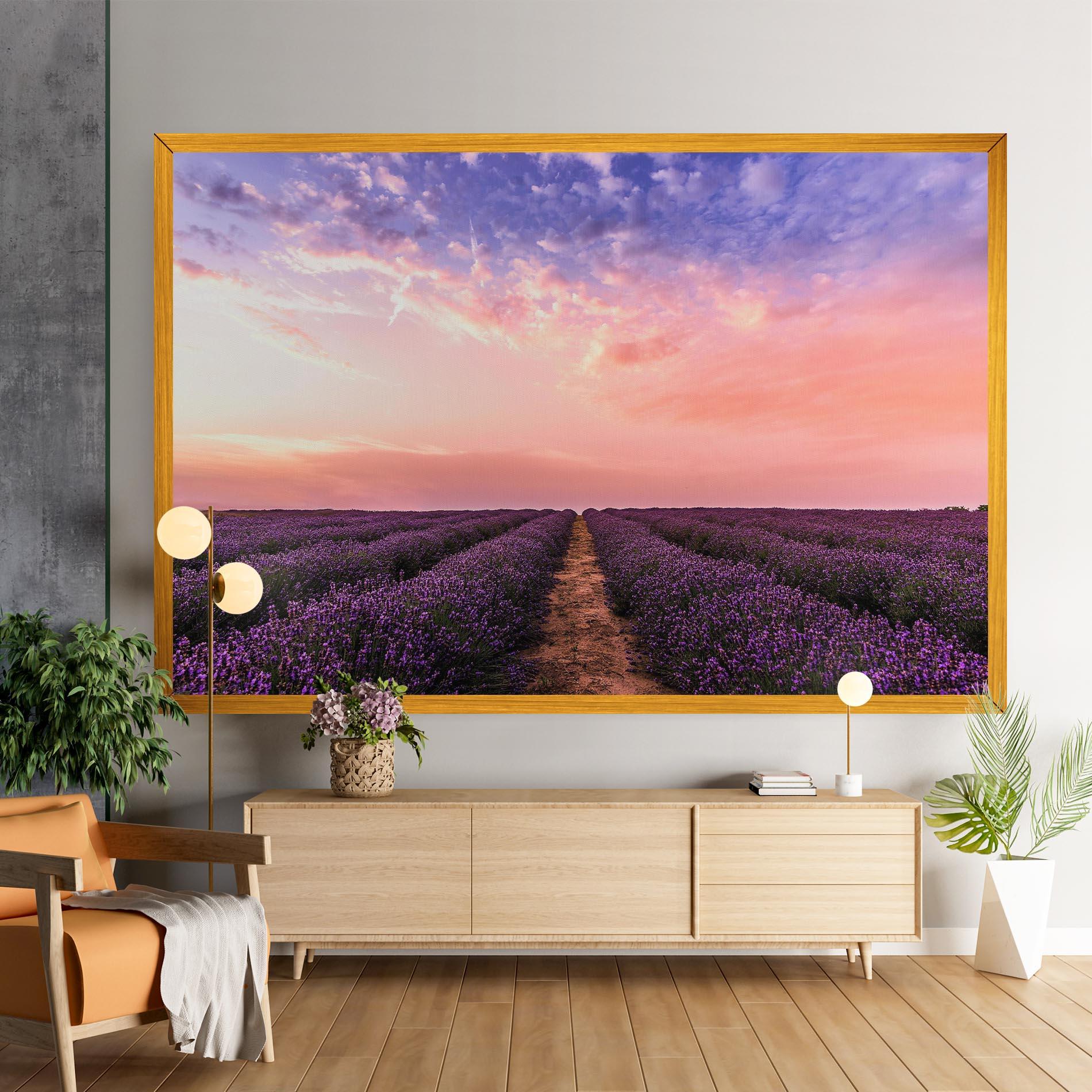 Tablou Canvas Lavender Field mockup 9