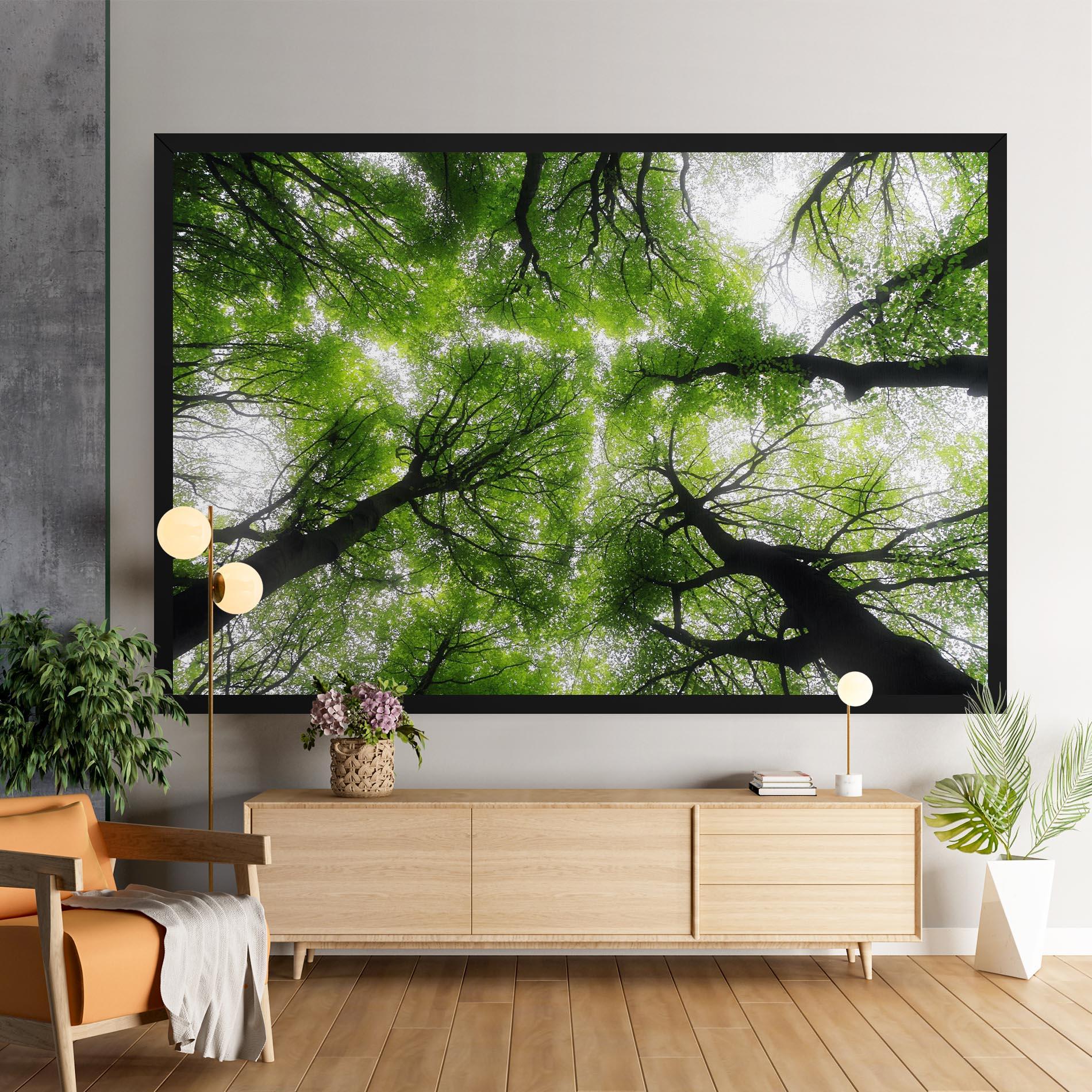 Tablou Canvas Forest Green Tree mockup 9