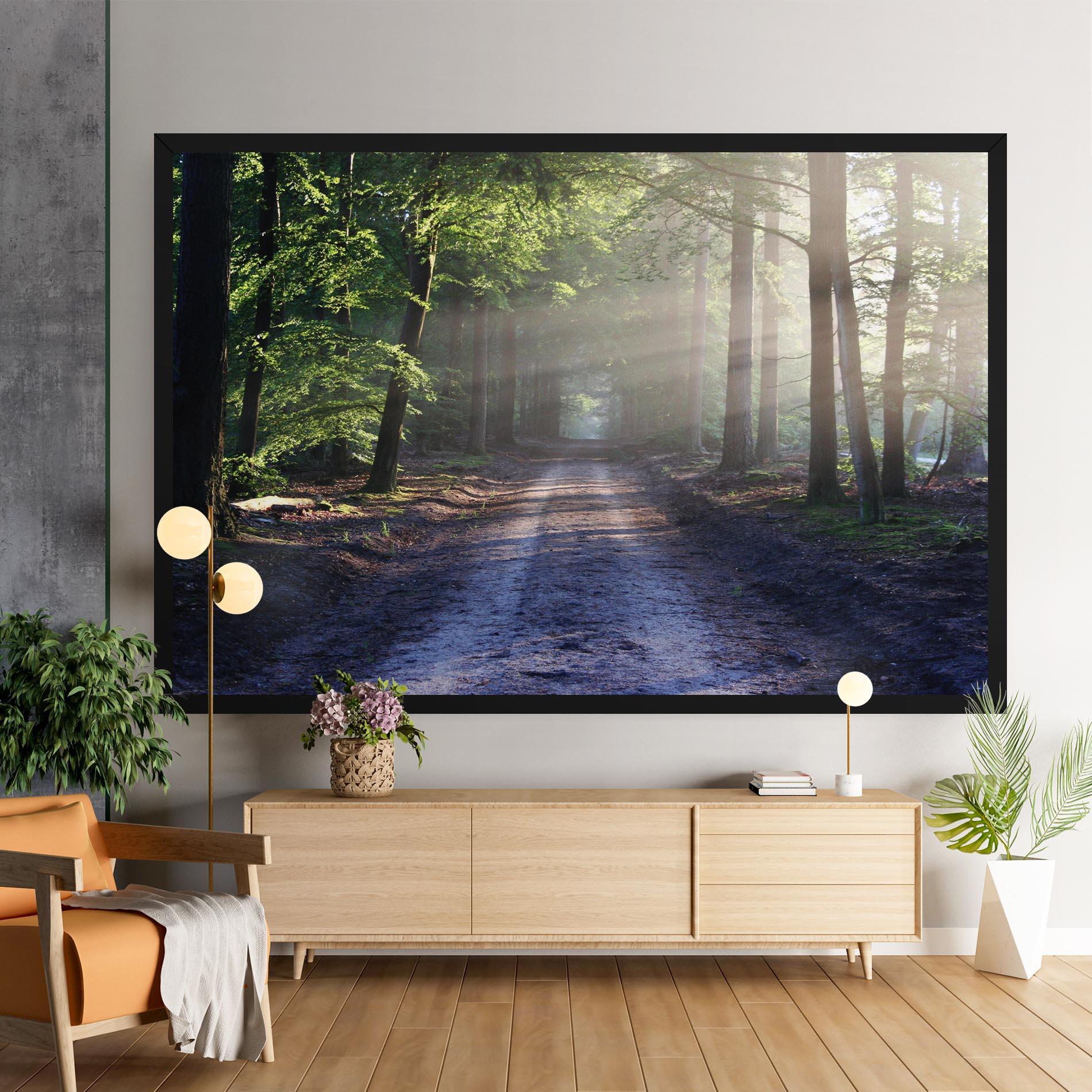 Tablou Canvas Forest Road mockup 9