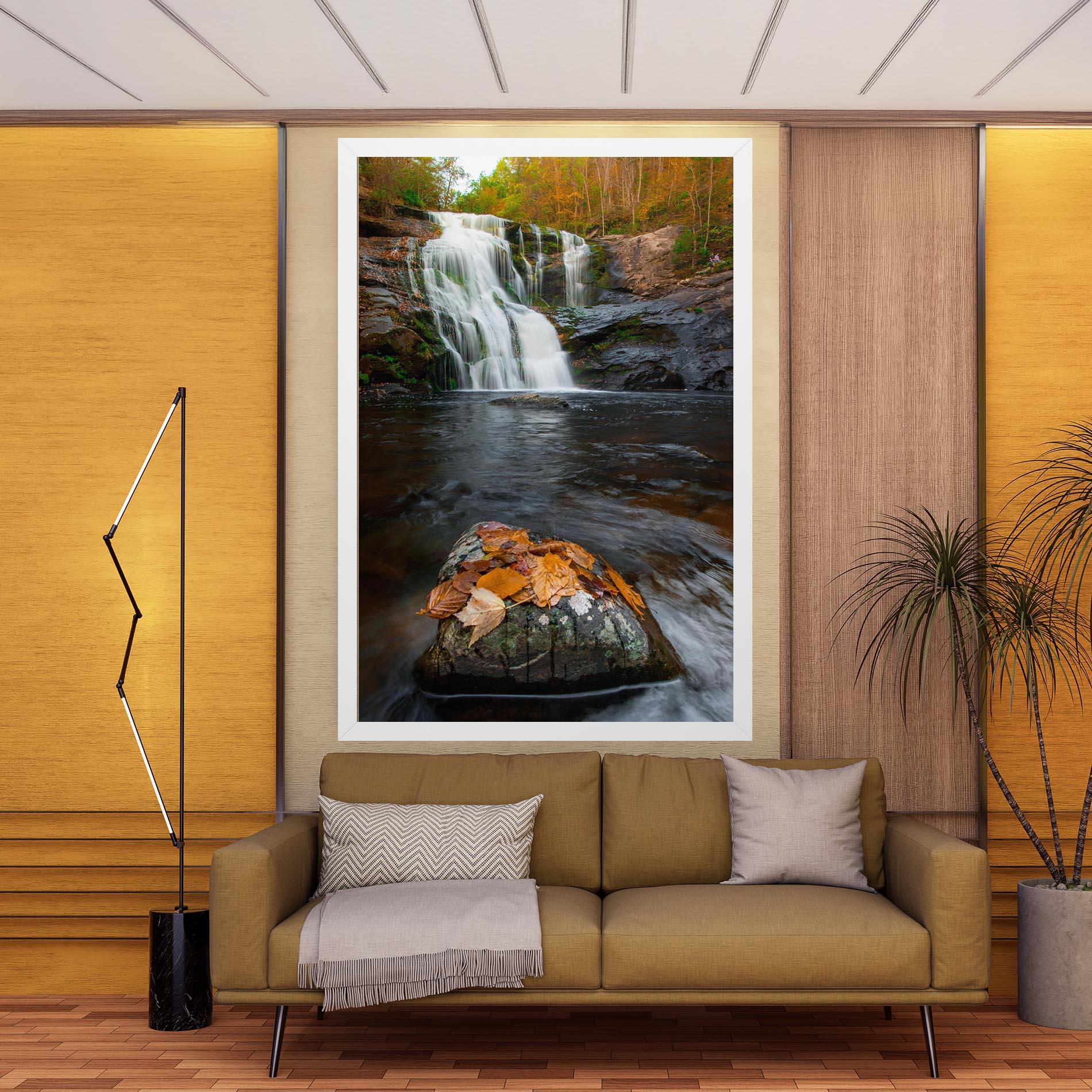 Tablou Canvas Forest Waterfall mockup 9