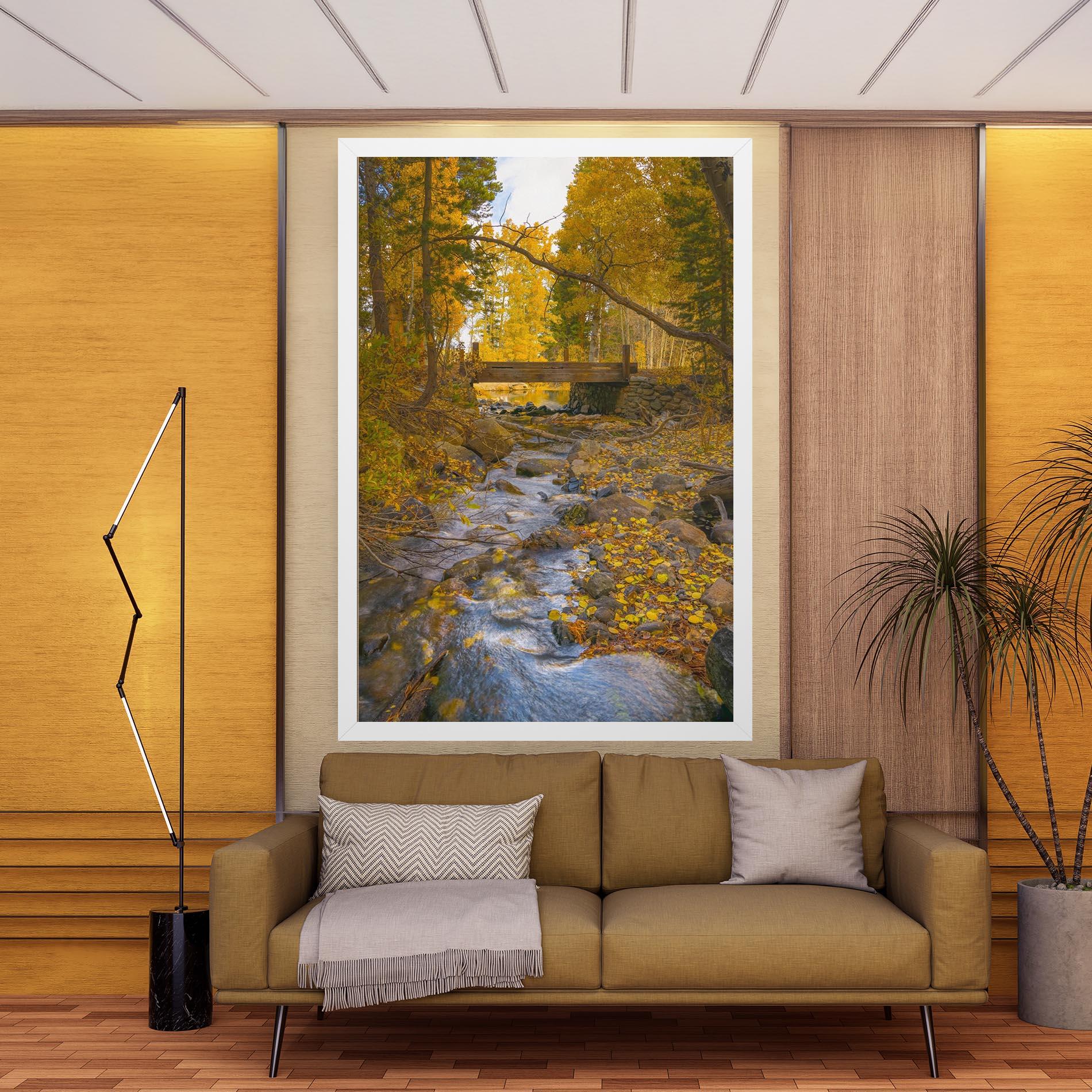 Tablou Canvas Yellow View Forest mockup 9