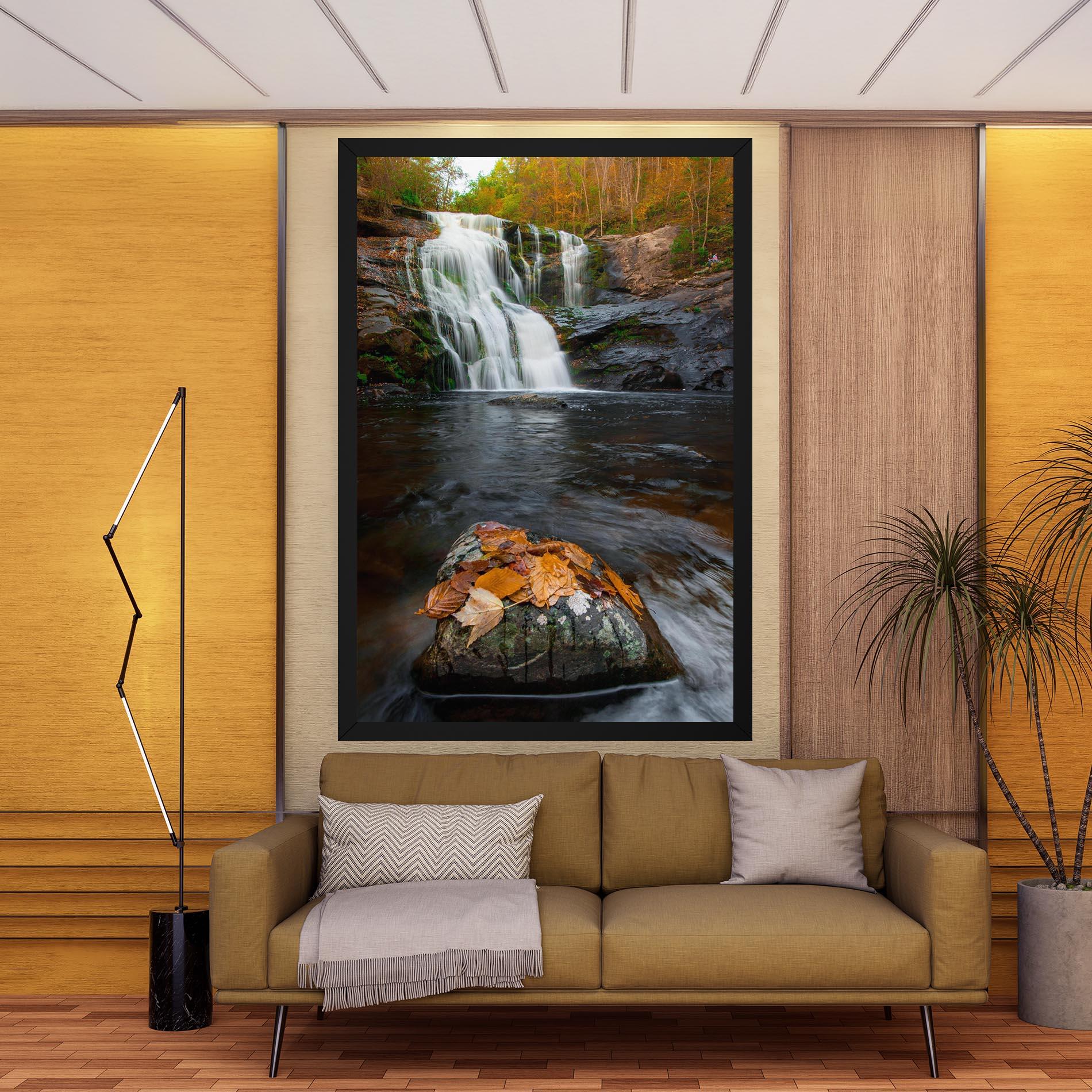 Tablou Canvas Forest Waterfall mockup 9