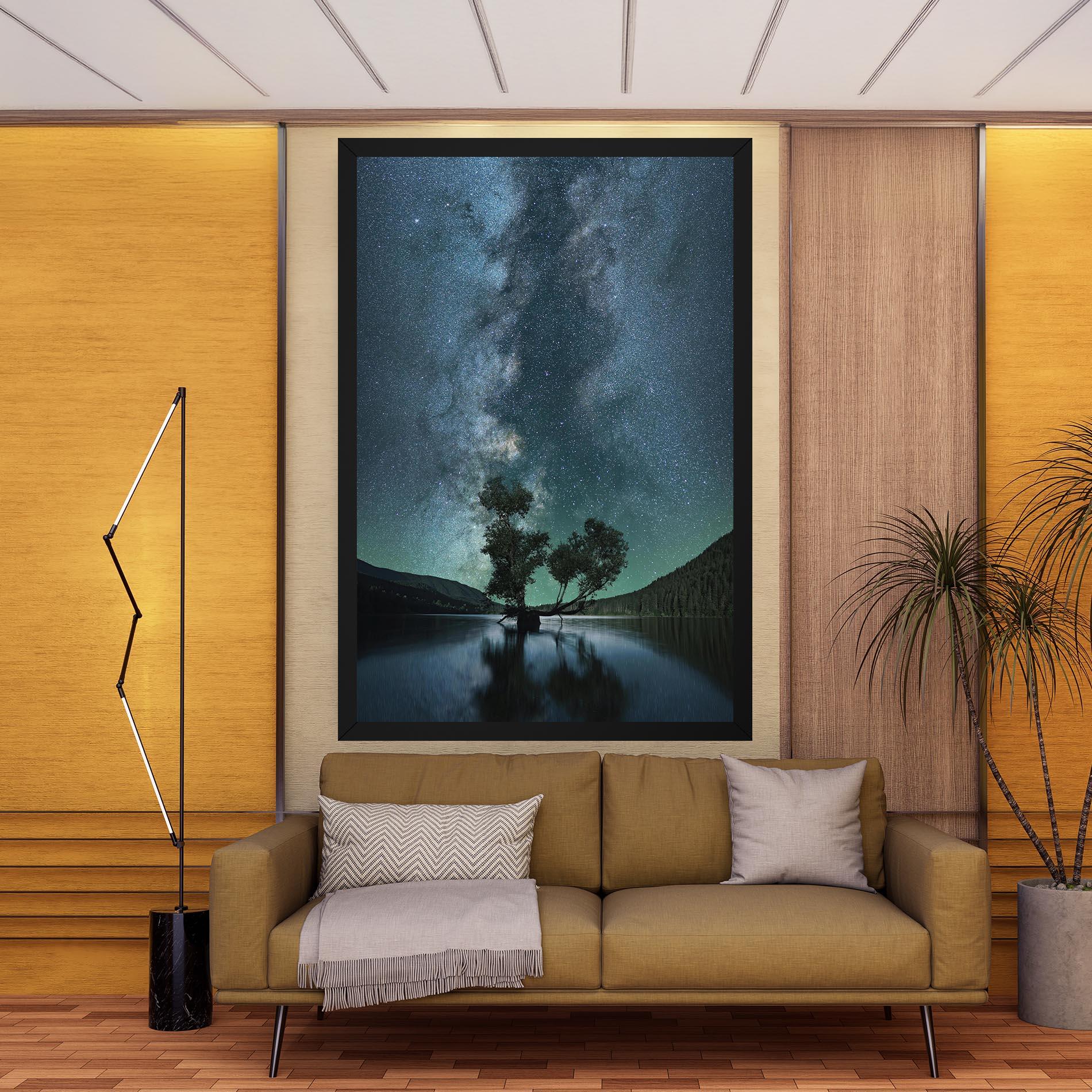 Tablou Canvas Lake Stars mockup 9