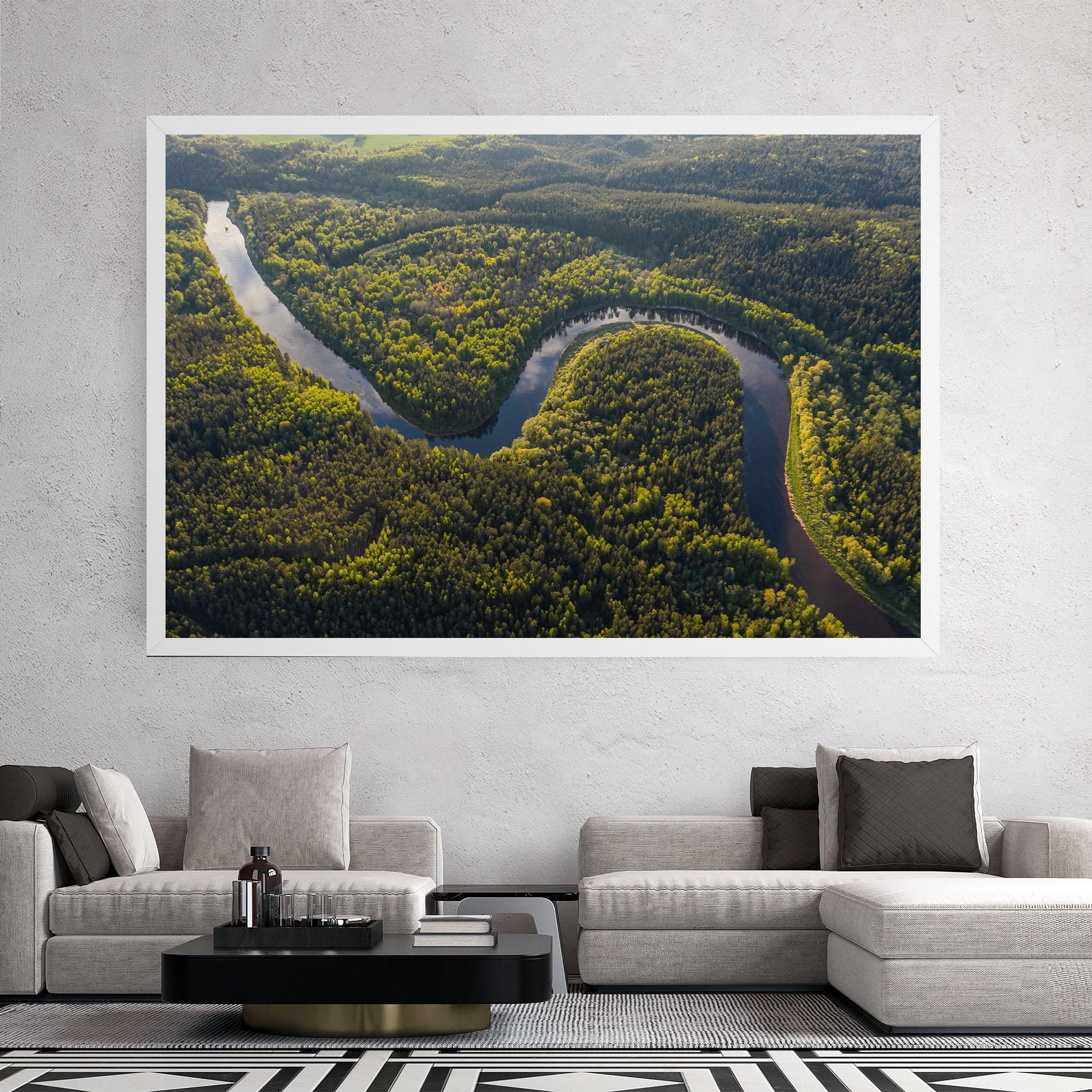 Tablou Canvas Amazing River View mockup 2