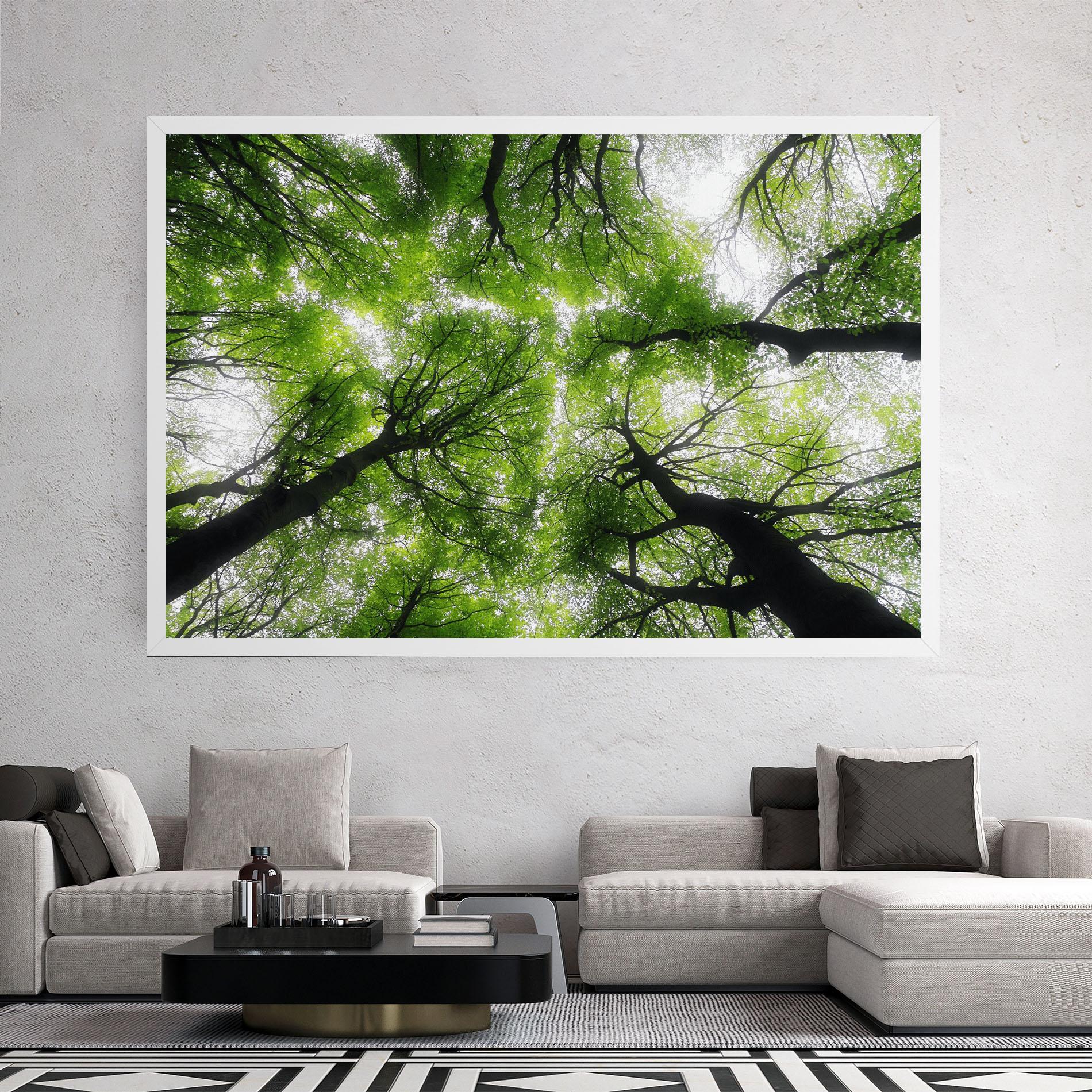 Tablou Canvas Forest Green Tree mockup 2