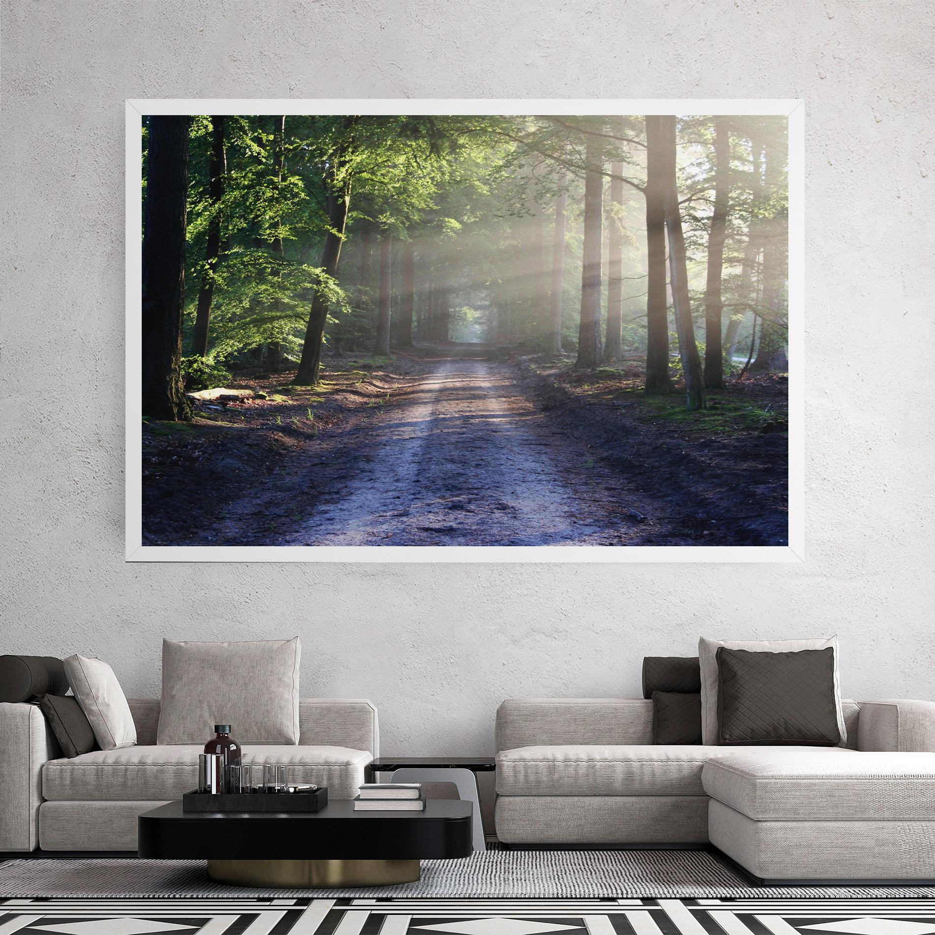 Tablou Canvas Forest Road mockup 2
