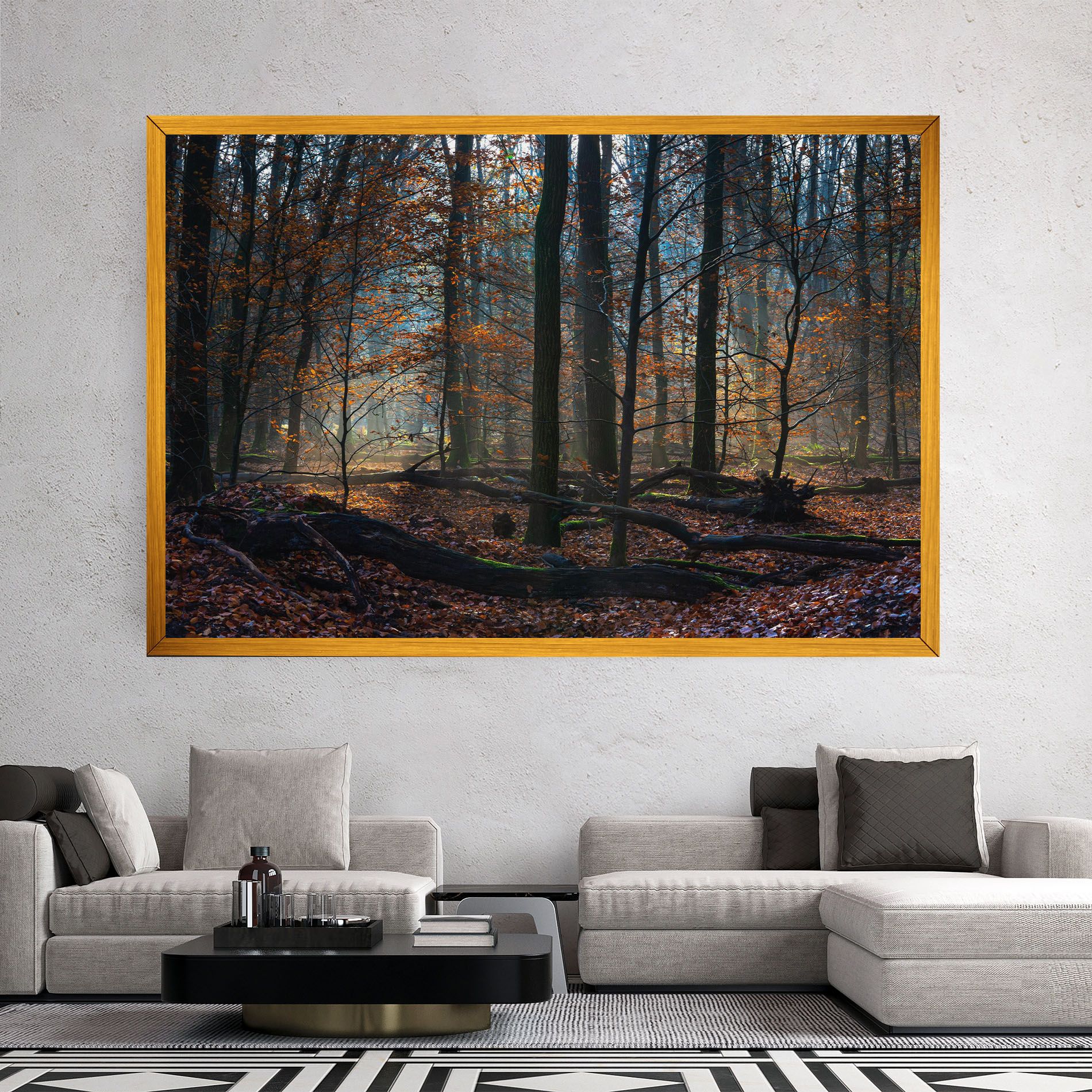 Forest Autumn Day mockup 2