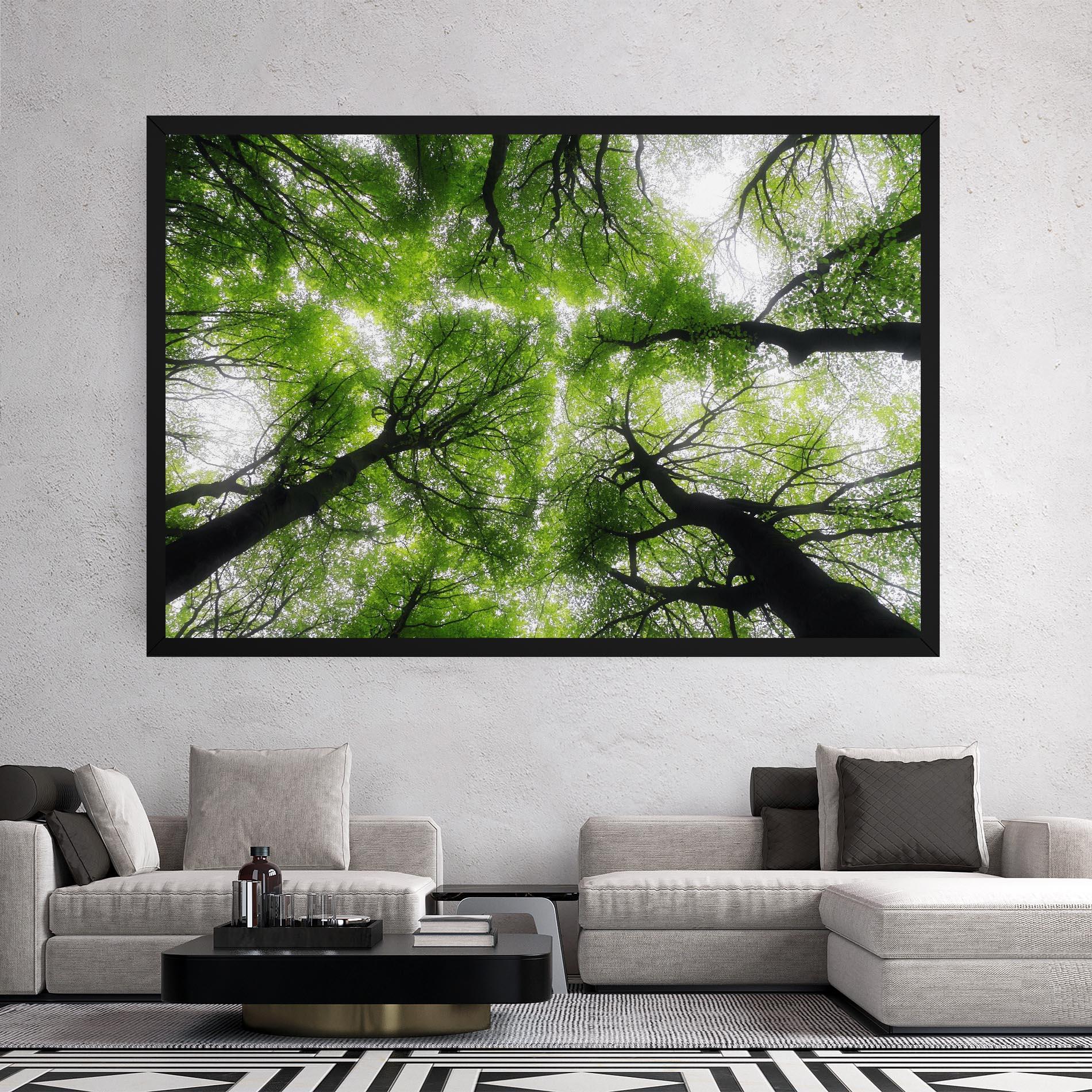 Tablou Canvas Forest Green Tree mockup 2