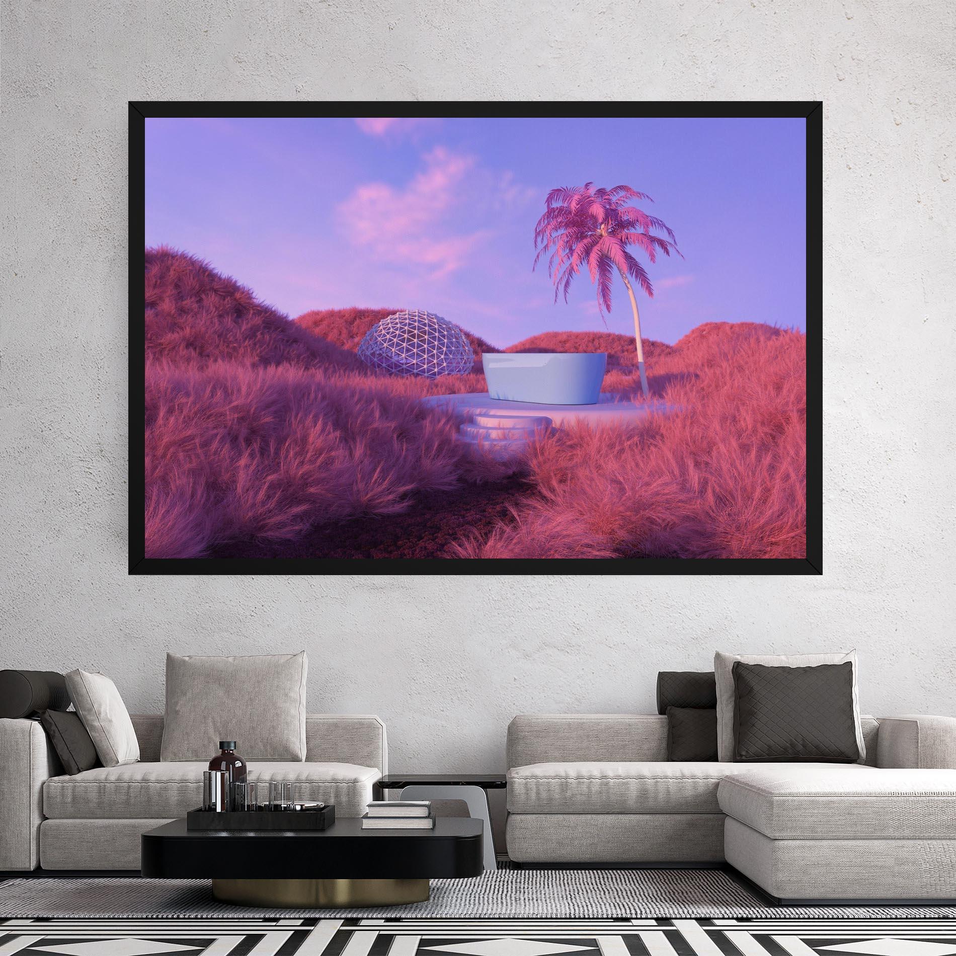 Tablou Canvas Pink World mockup 2