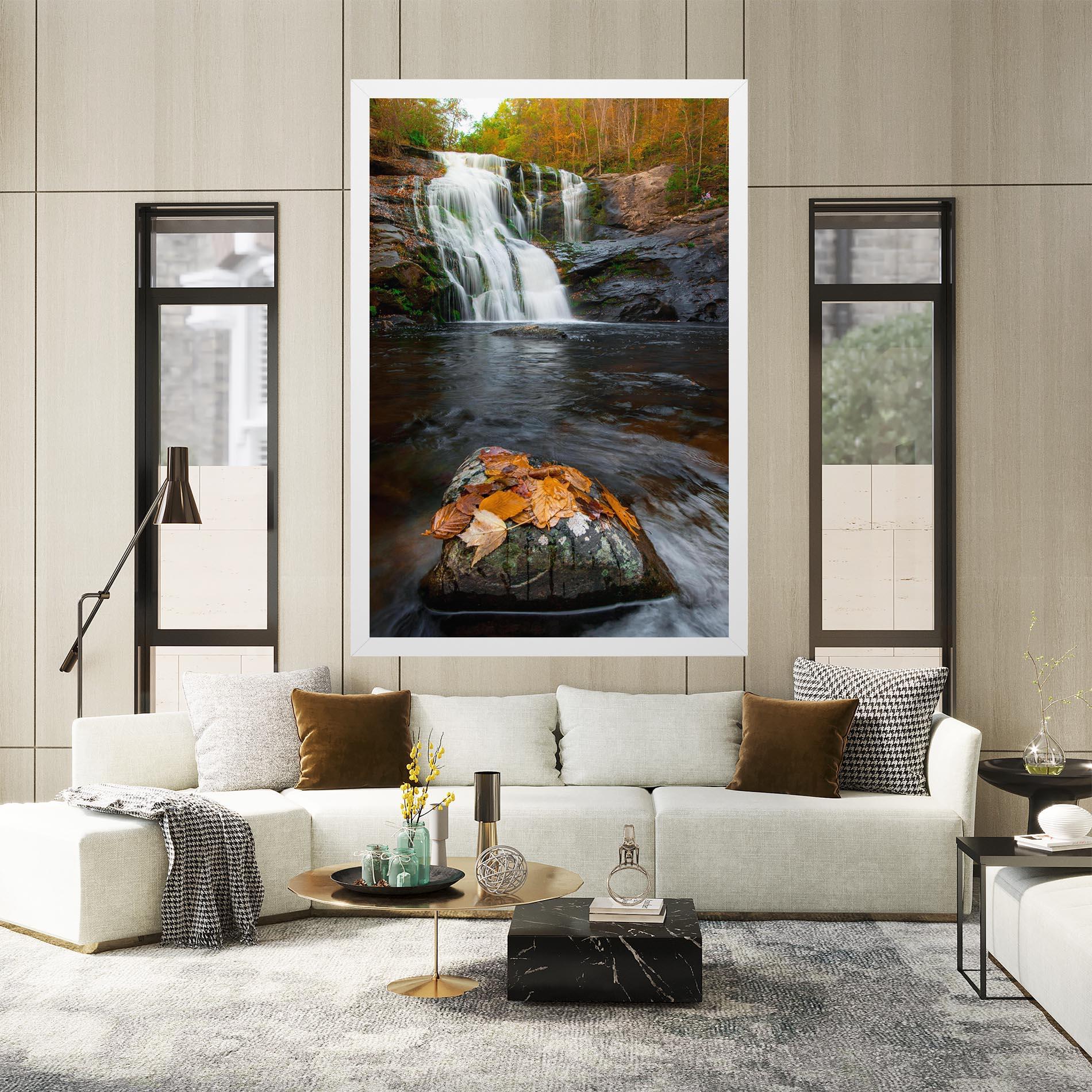 Tablou Canvas Forest Waterfall mockup 2