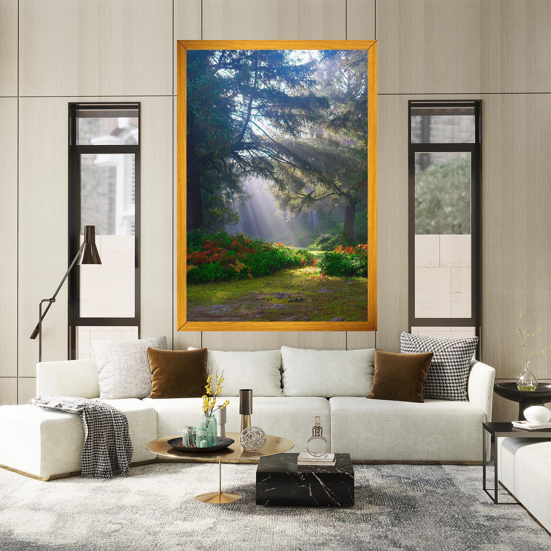 Tablou Canvas Forest Light mockup 2