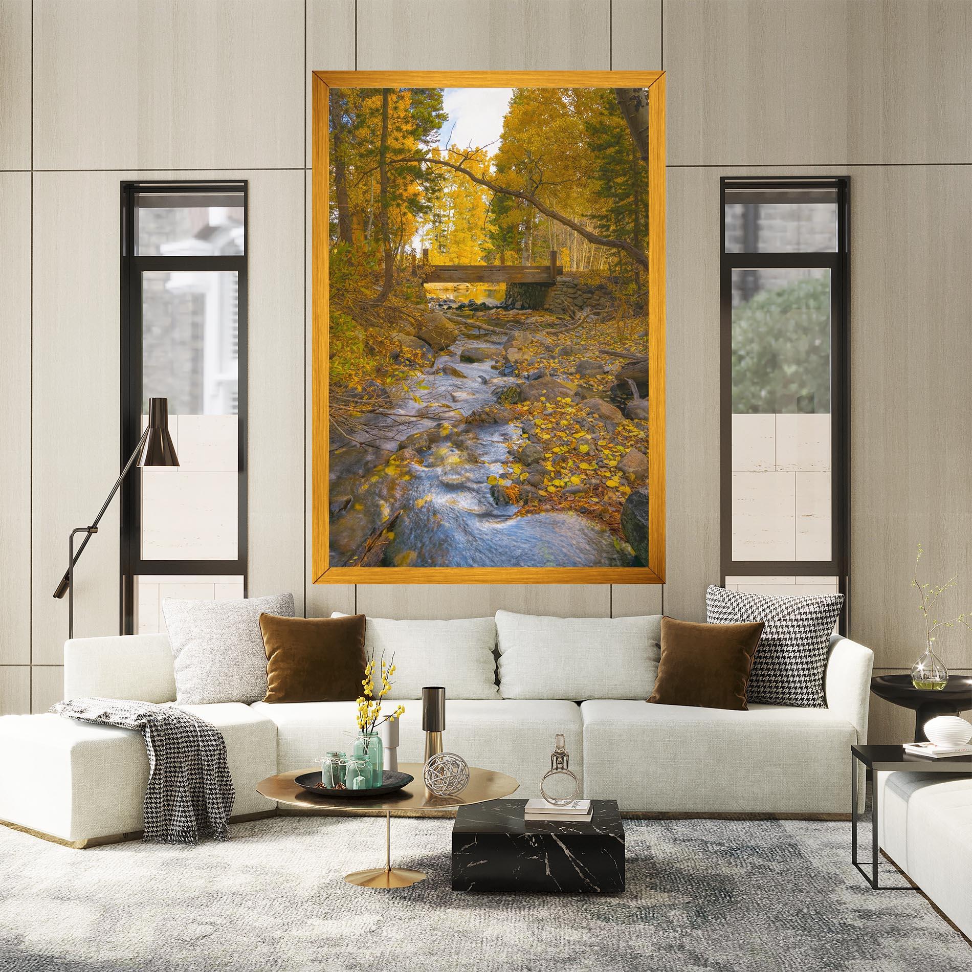 Tablou Canvas Yellow View Forest mockup 2