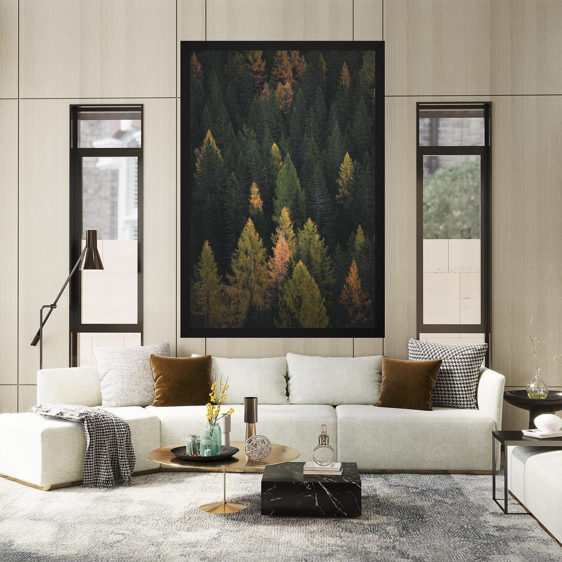 Tablou Canvas Color Mix Tree mockup 2