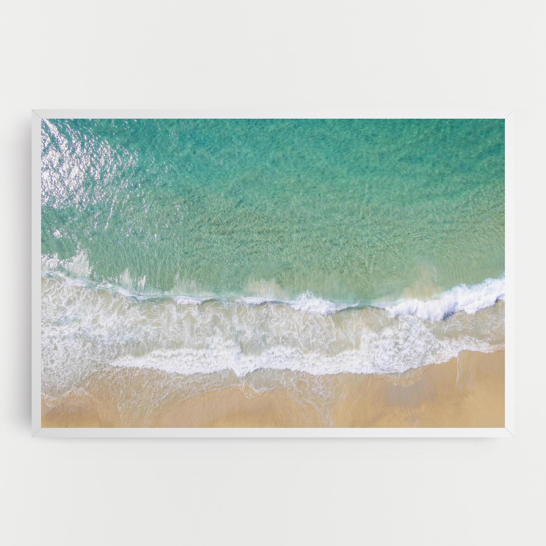 Tablou Canvas Blue Waves Beach mockup 0