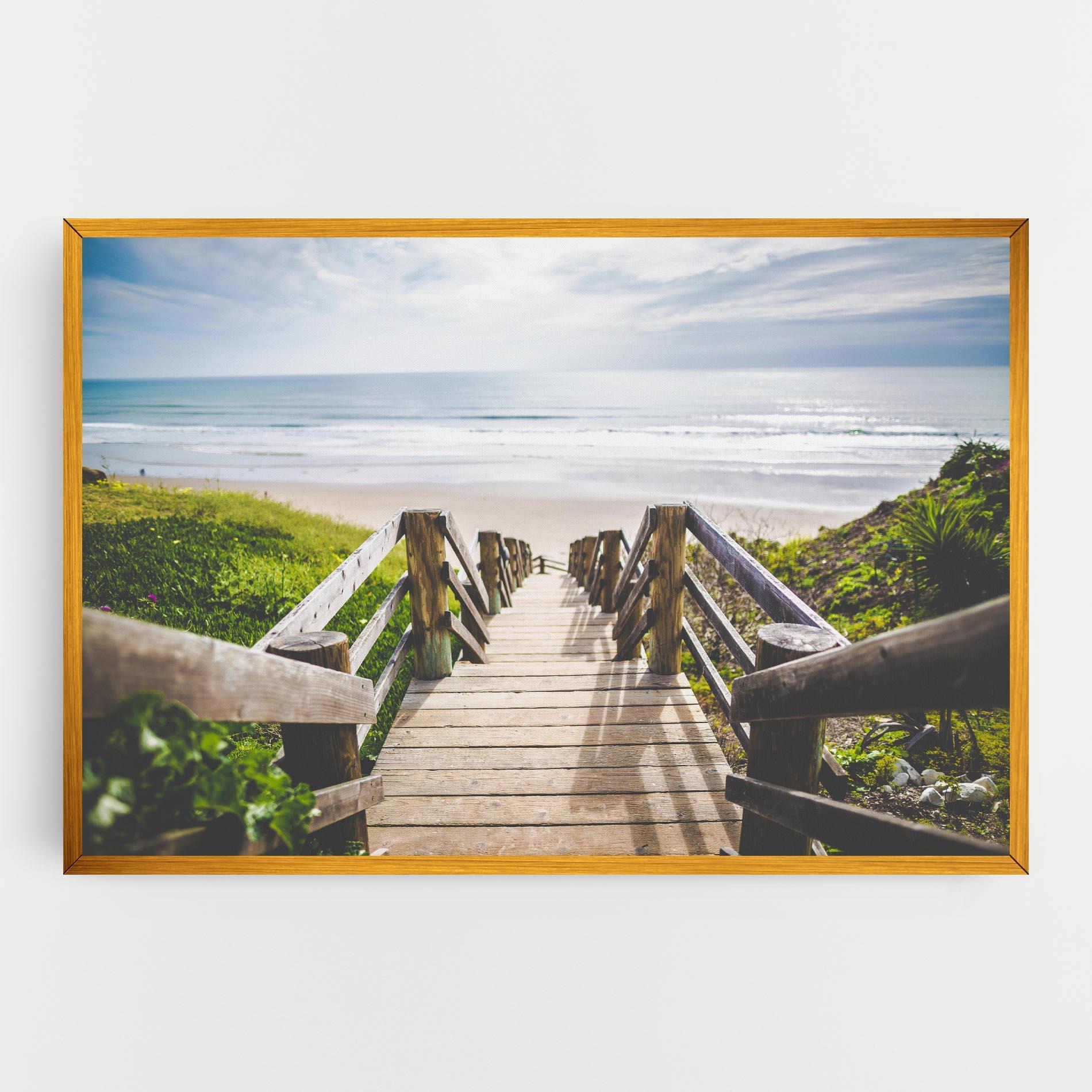 Tablou Canvas Beach Road mockup 0