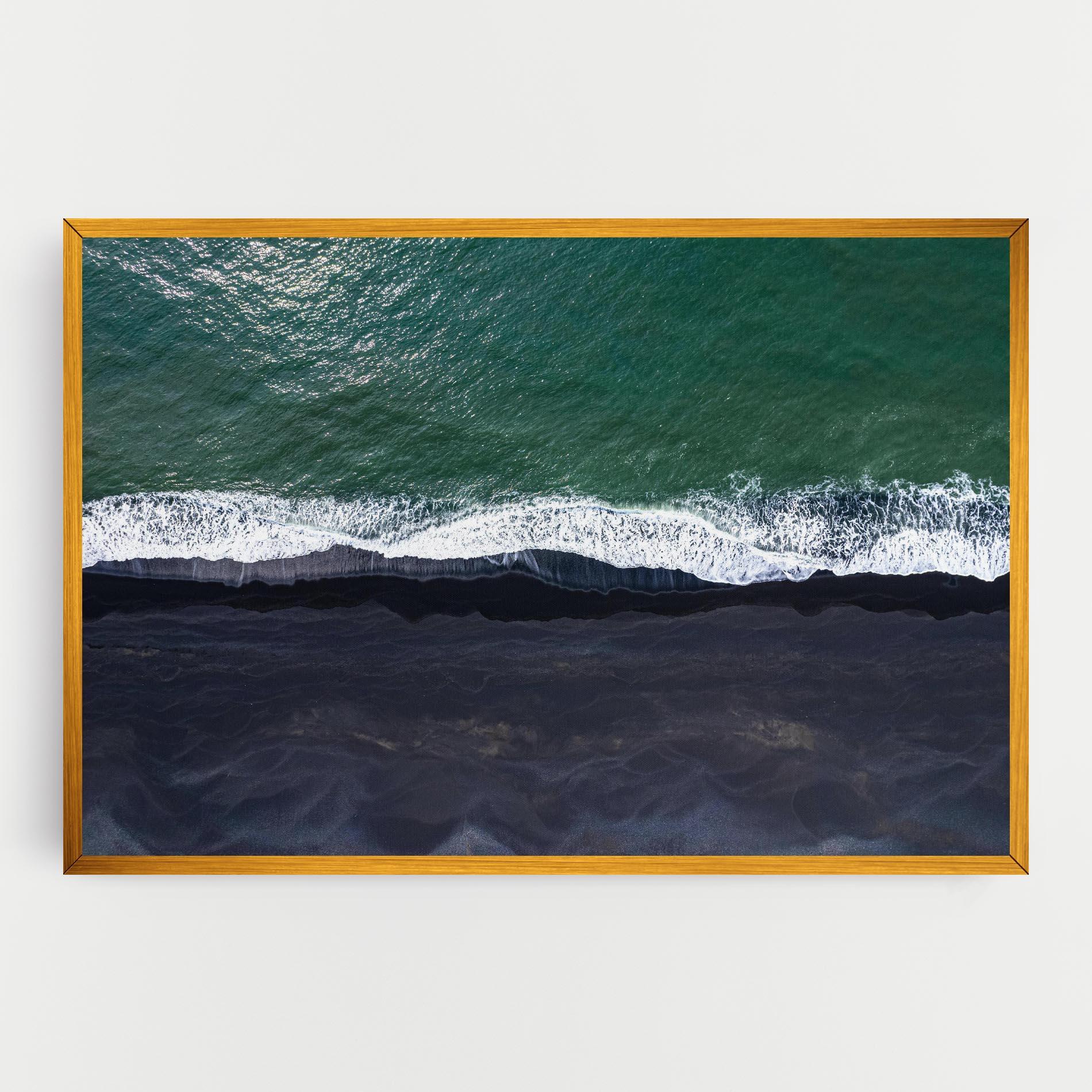 Tablou Canvas Green Blue Beach mockup 0