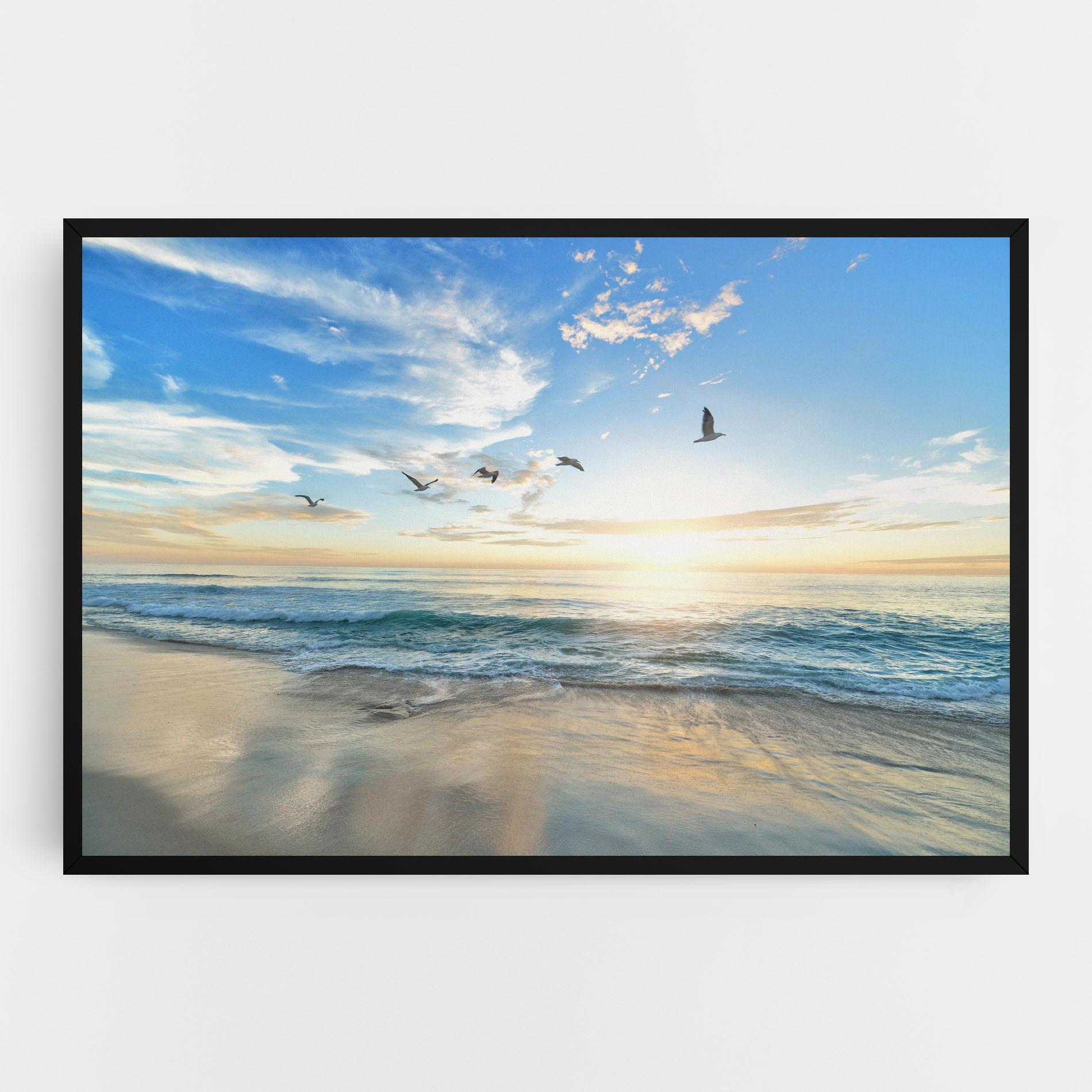 Tablou Canvas Beautiful Beach mockup 0